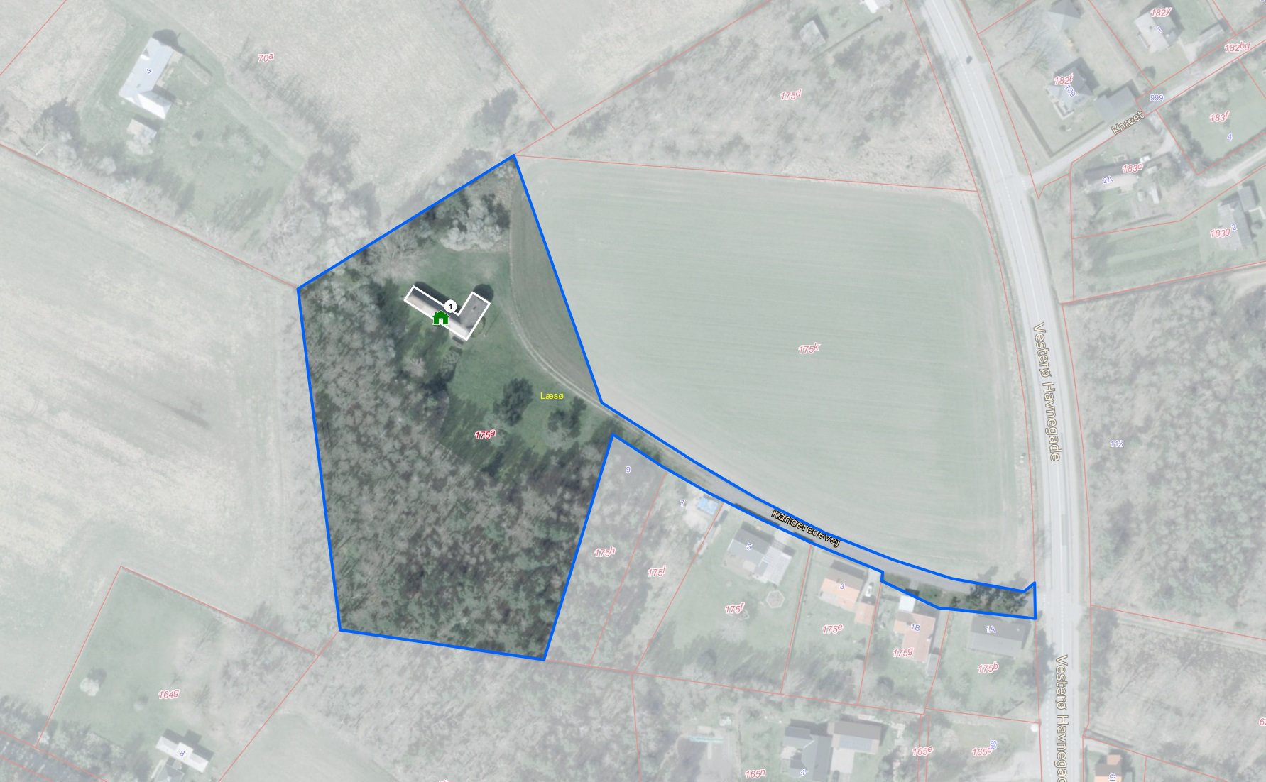 Fremhævet  billede i fuldskærmstilstand. Billede af Kanderedevej 11, Vesterø Havn, 9940 Læsø