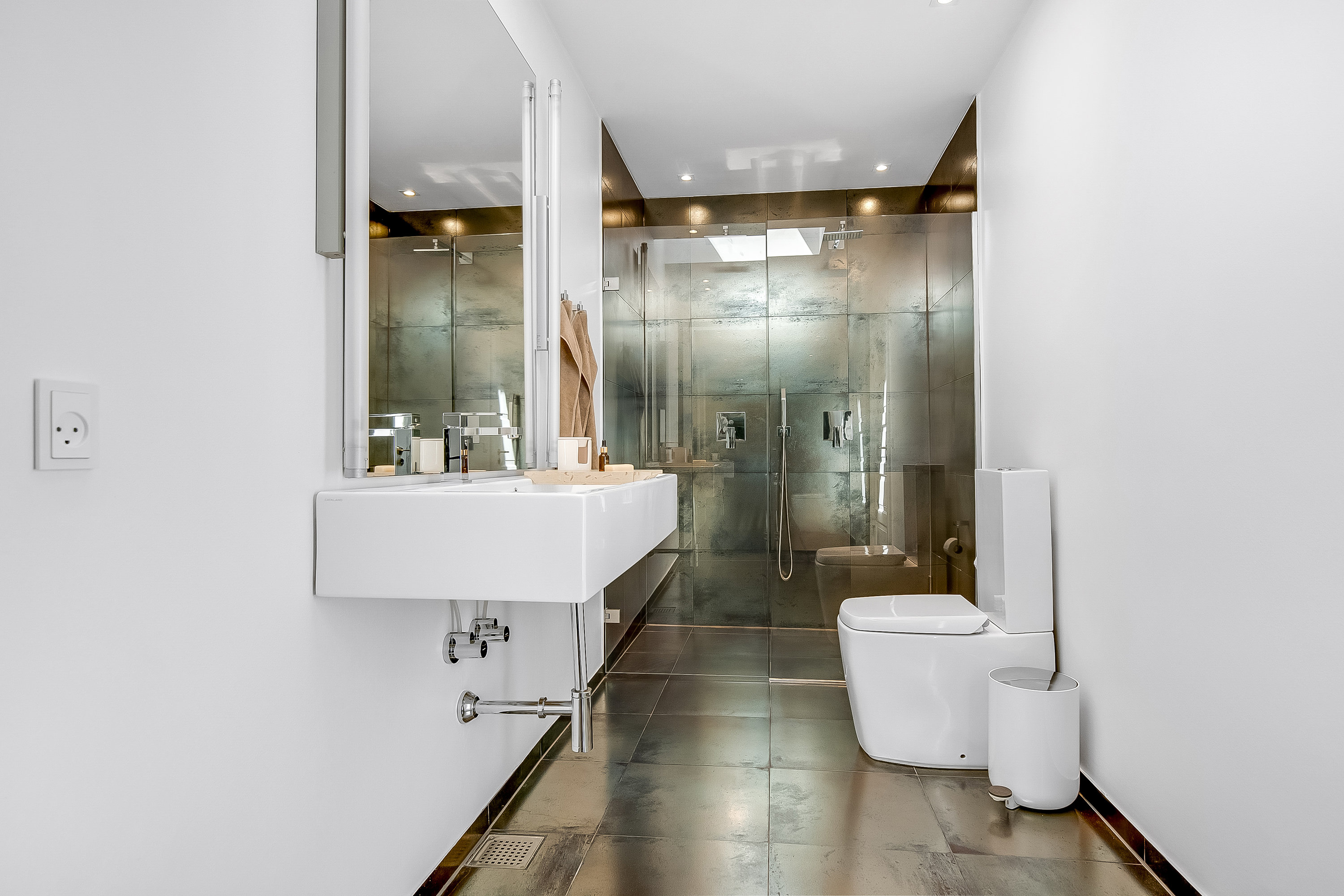 Fremhævet badeværelse billede i fuldskærmstilstand. Billede af Låsbygade 71A, 2., 6000 Kolding