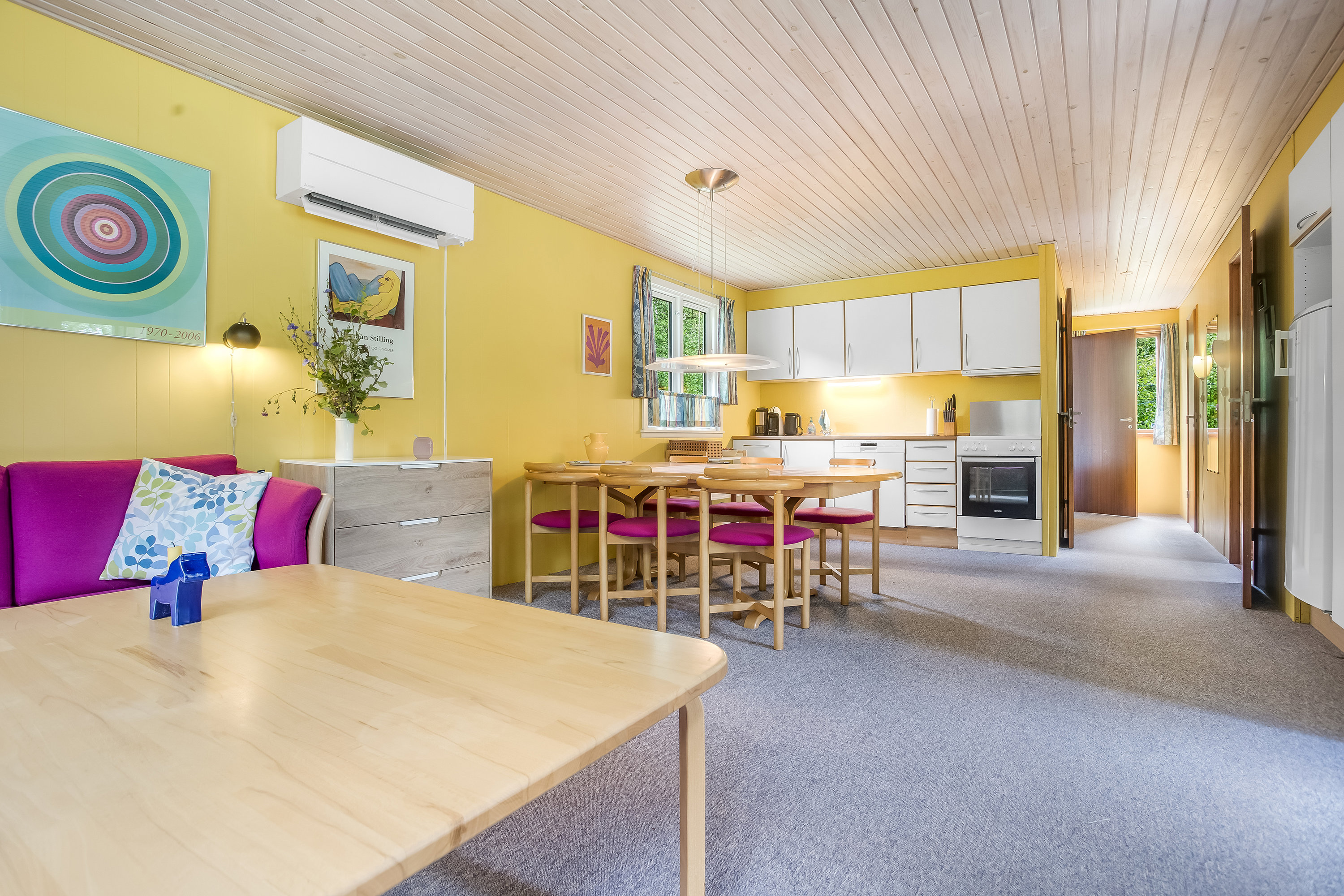 Fremhævet stue billede i fuldskærmstilstand. Billede af Skinnerstræde 8, Hummingen, 4983 Dannemare