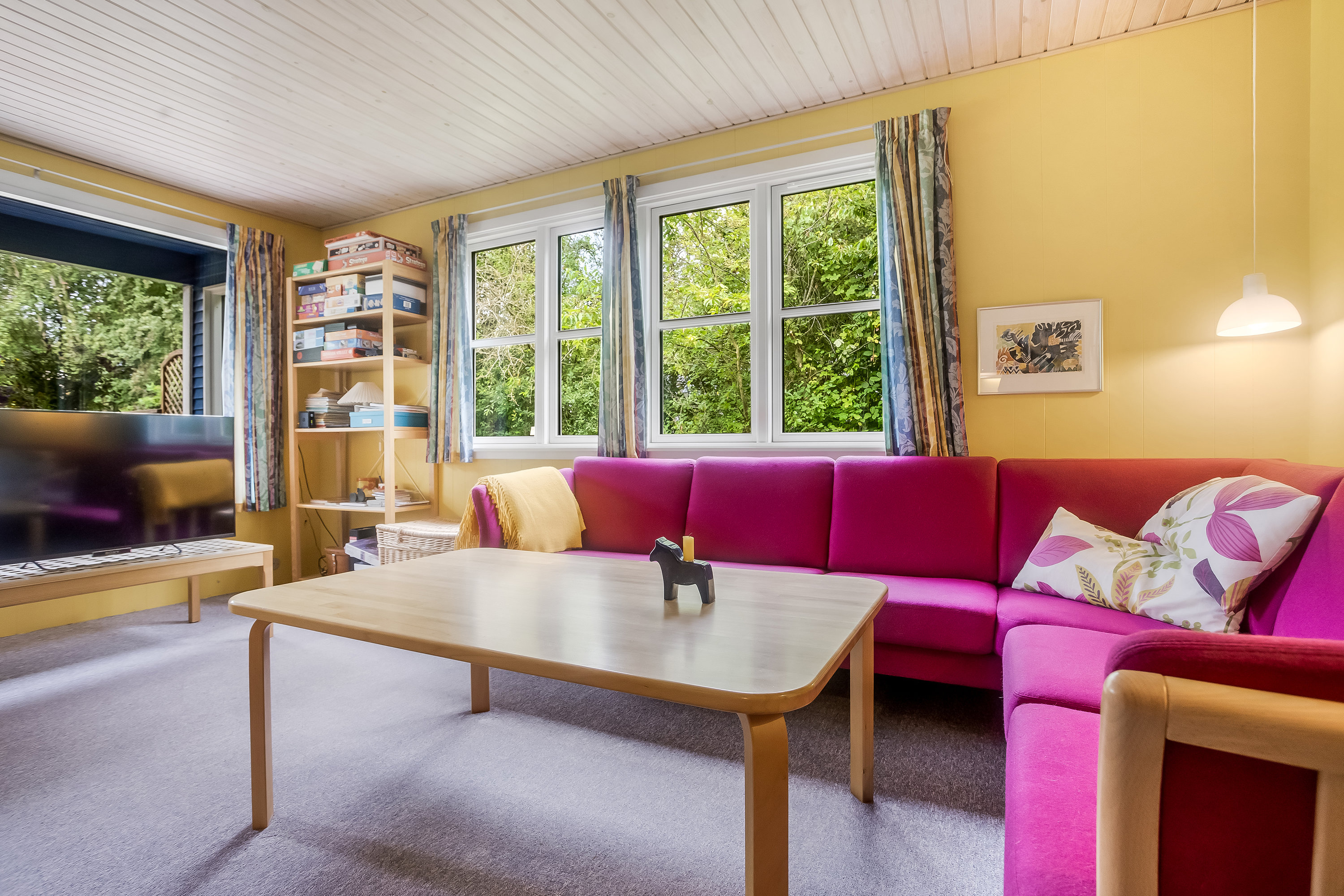 Fremhævet stue billede i fuldskærmstilstand. Billede af Skinnerstræde 8, Hummingen, 4983 Dannemare