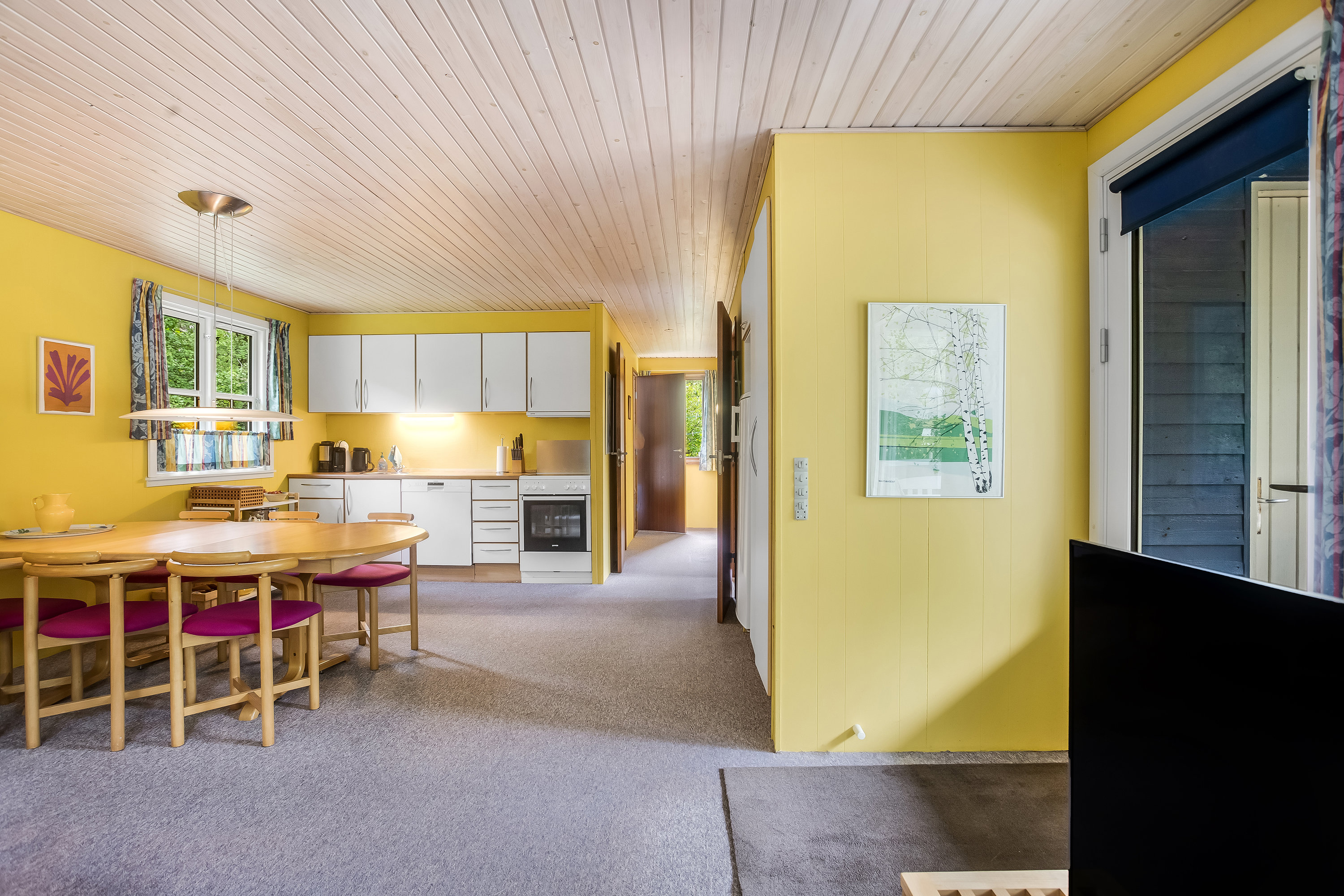 Fremhævet stue billede i fuldskærmstilstand. Billede af Skinnerstræde 8, Hummingen, 4983 Dannemare