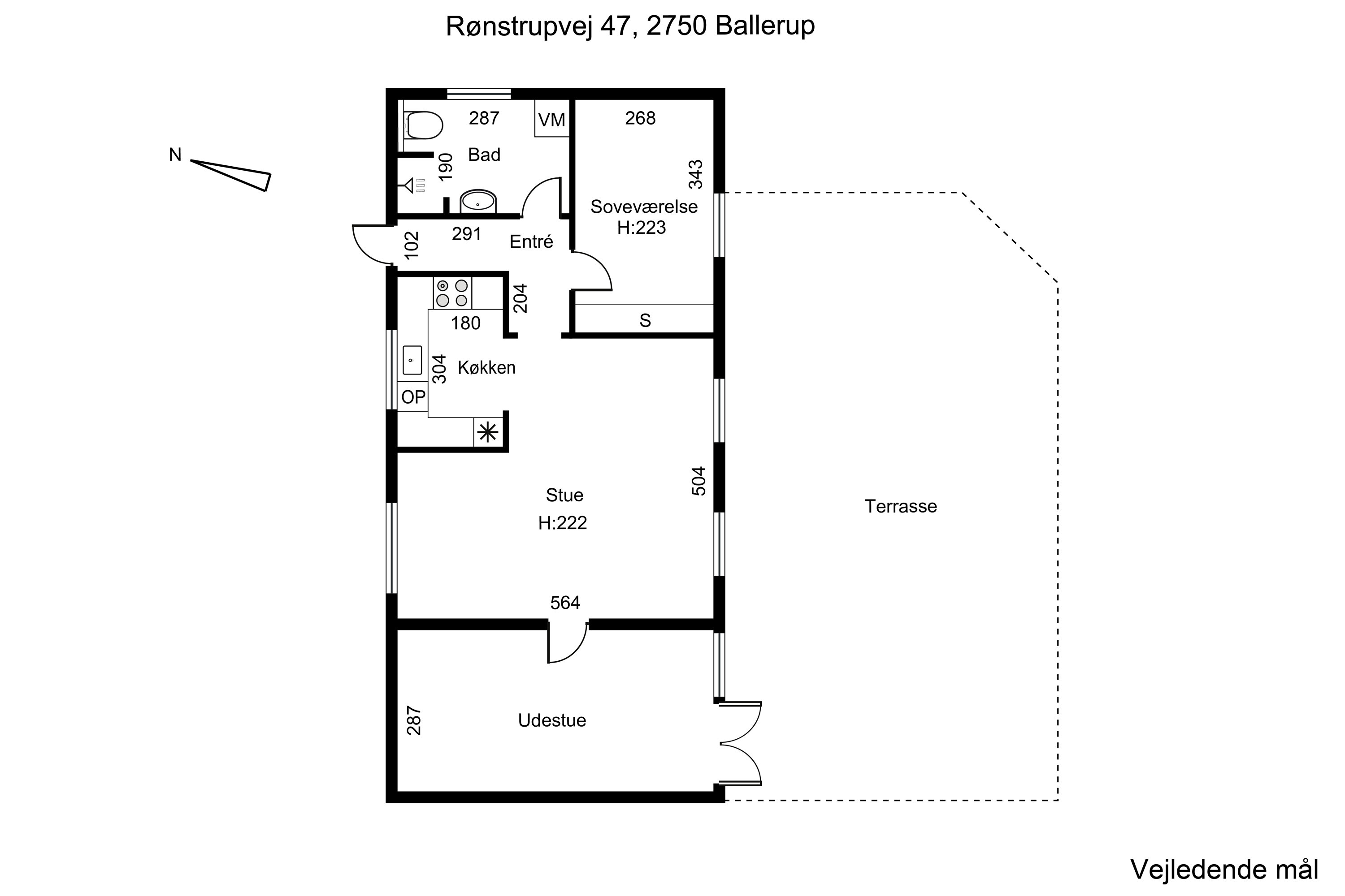 Plantegninger billede af Rønstrupvej 47, Of Ågerup, 2750 Ballerup