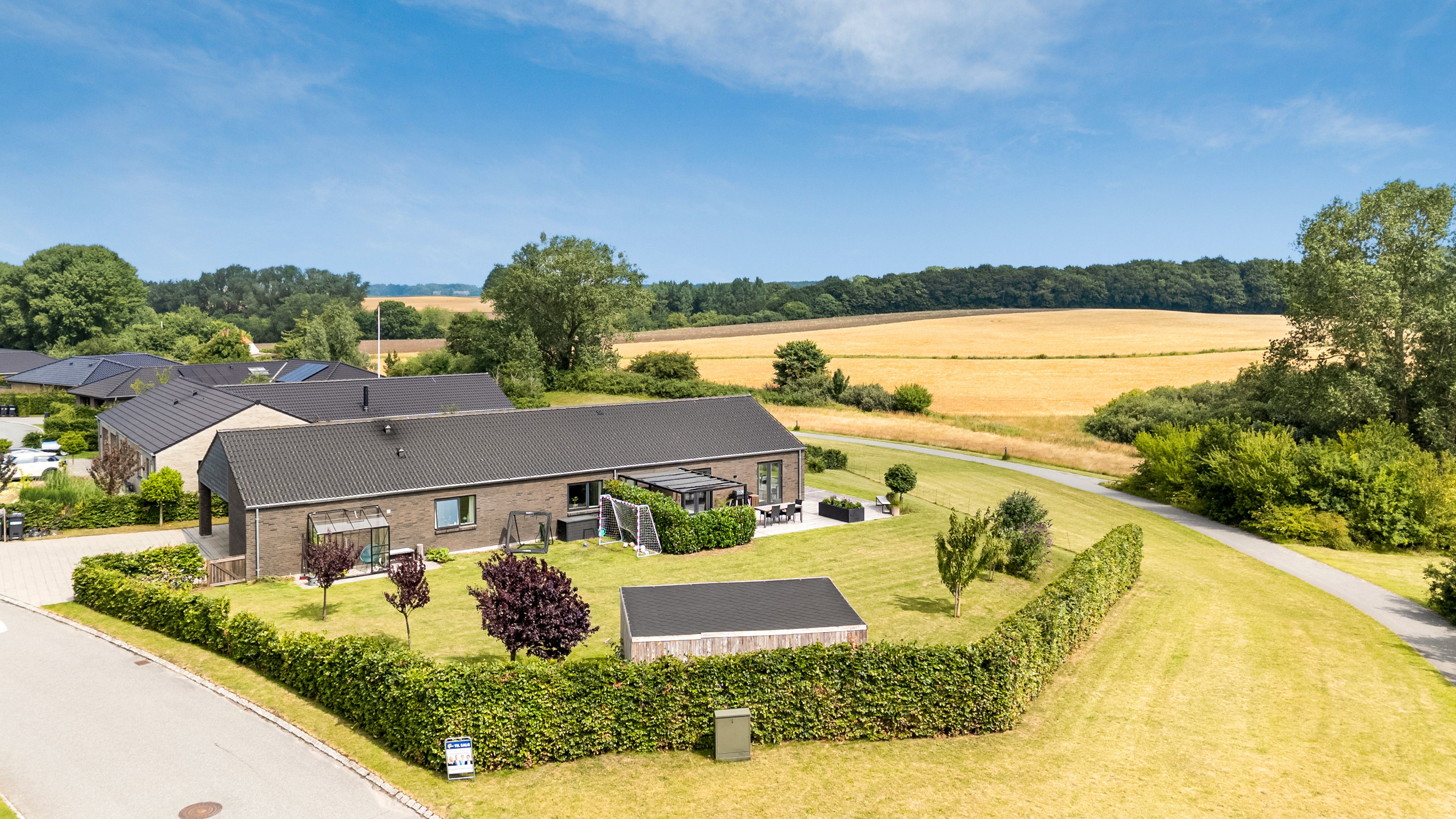 Miniaturebillede 1: luftfoto. Billede af Løbegangen 89, 5800 Nyborg