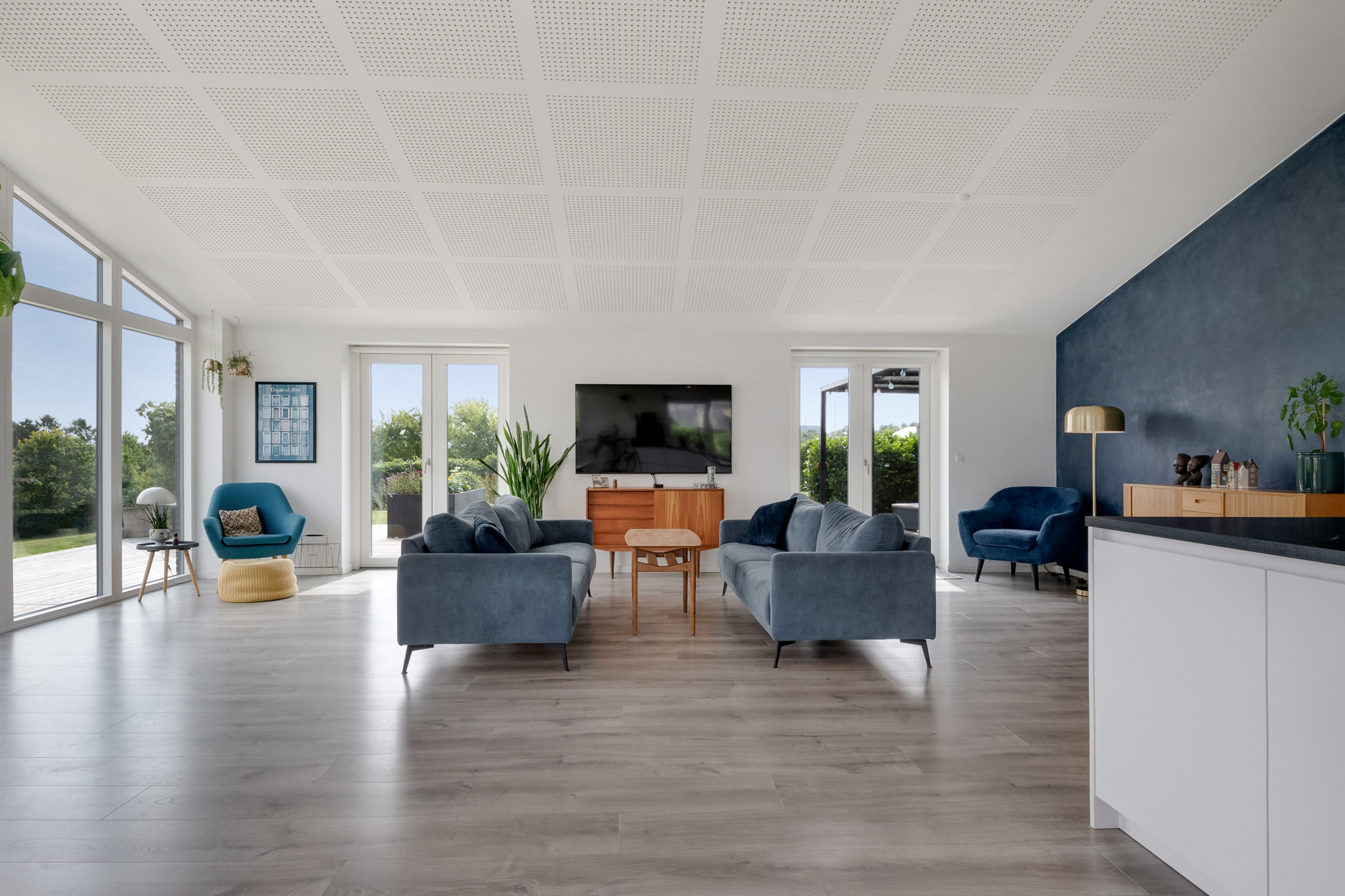 Fremhævet stue billede i fuldskærmstilstand. Billede af Løbegangen 89, 5800 Nyborg