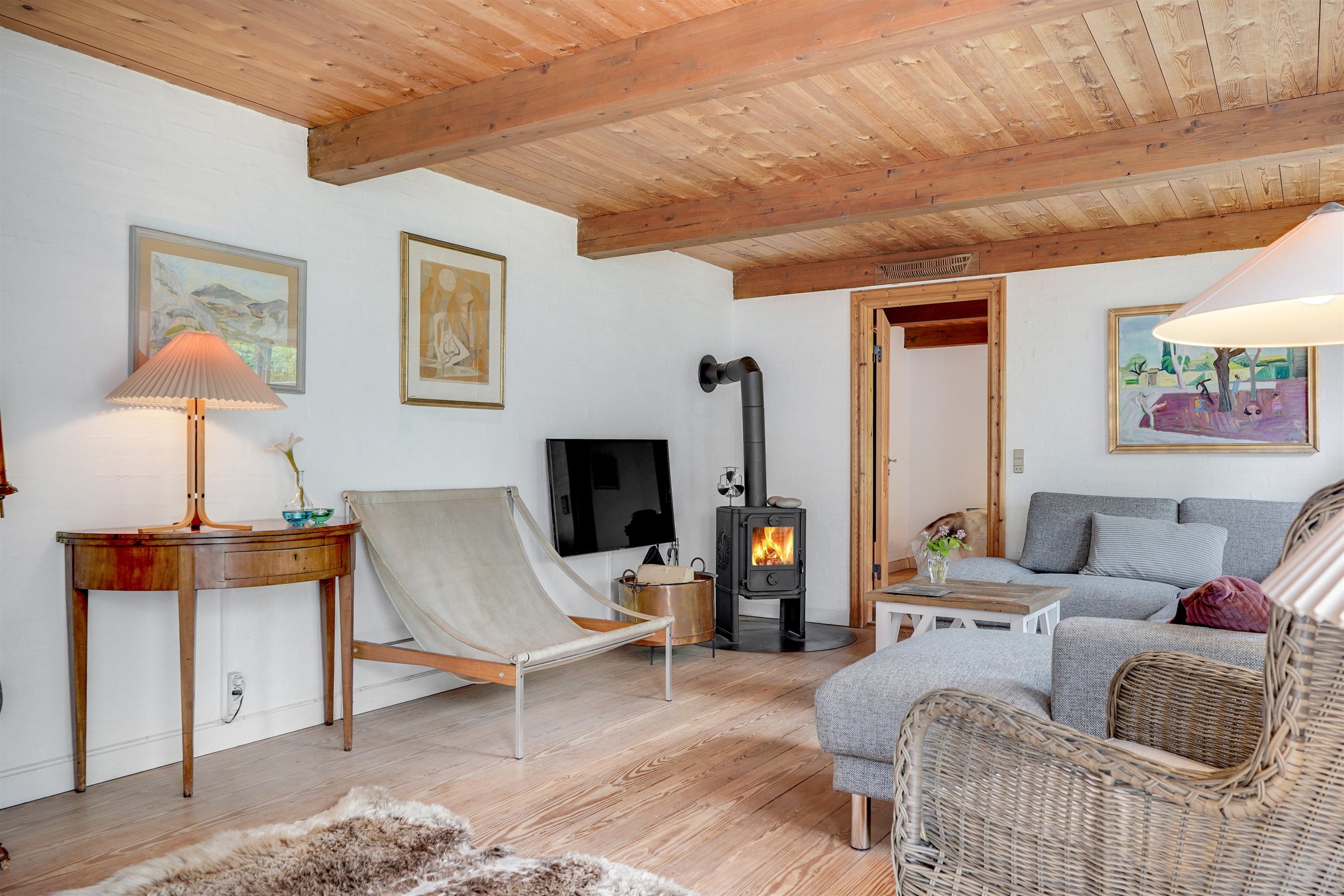 Fremhævet stue billede i fuldskærmstilstand. Billede af Digevej 13, Sønderho, 6720 Fanø