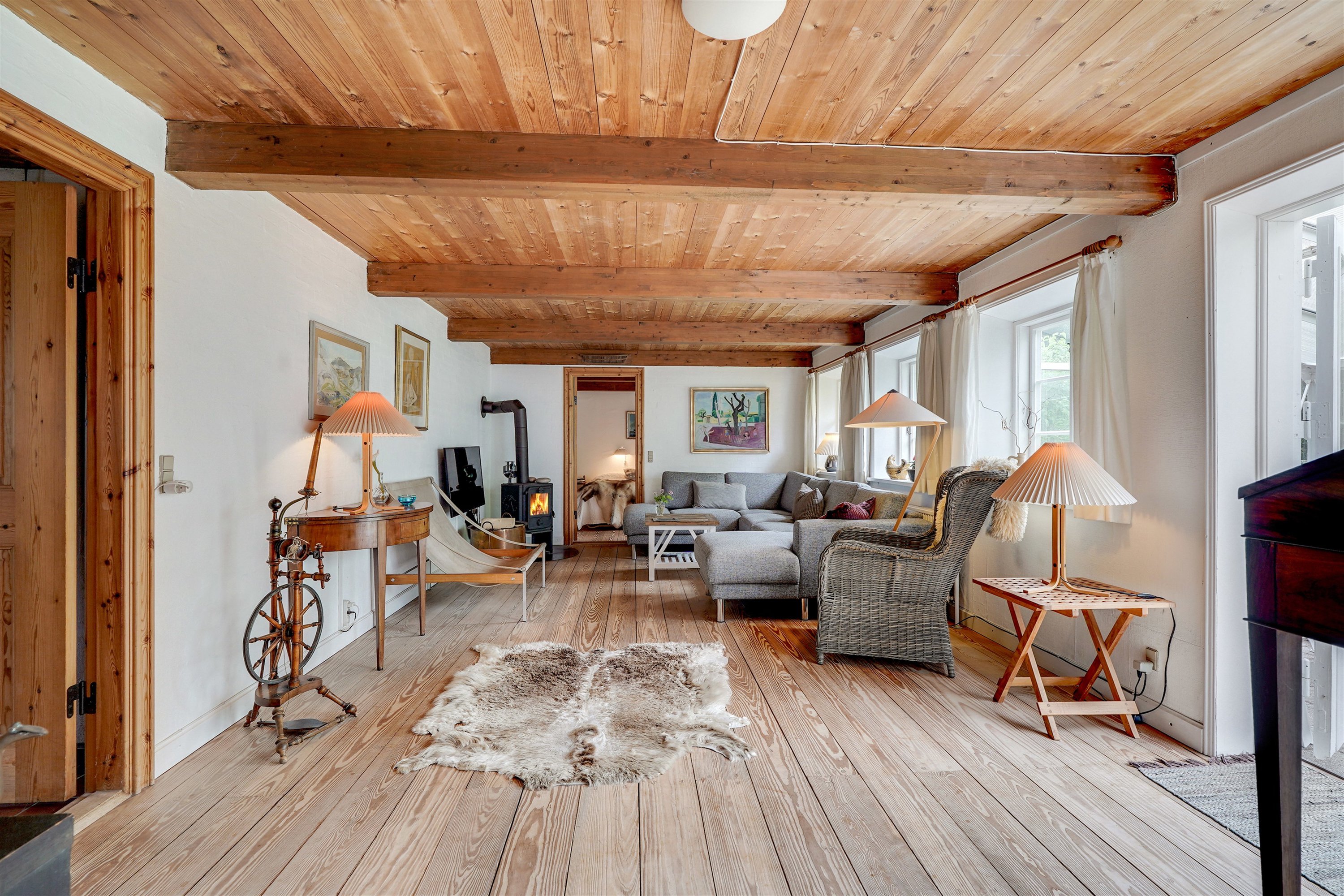 Fremhævet stue billede i fuldskærmstilstand. Billede af Digevej 13, Sønderho, 6720 Fanø