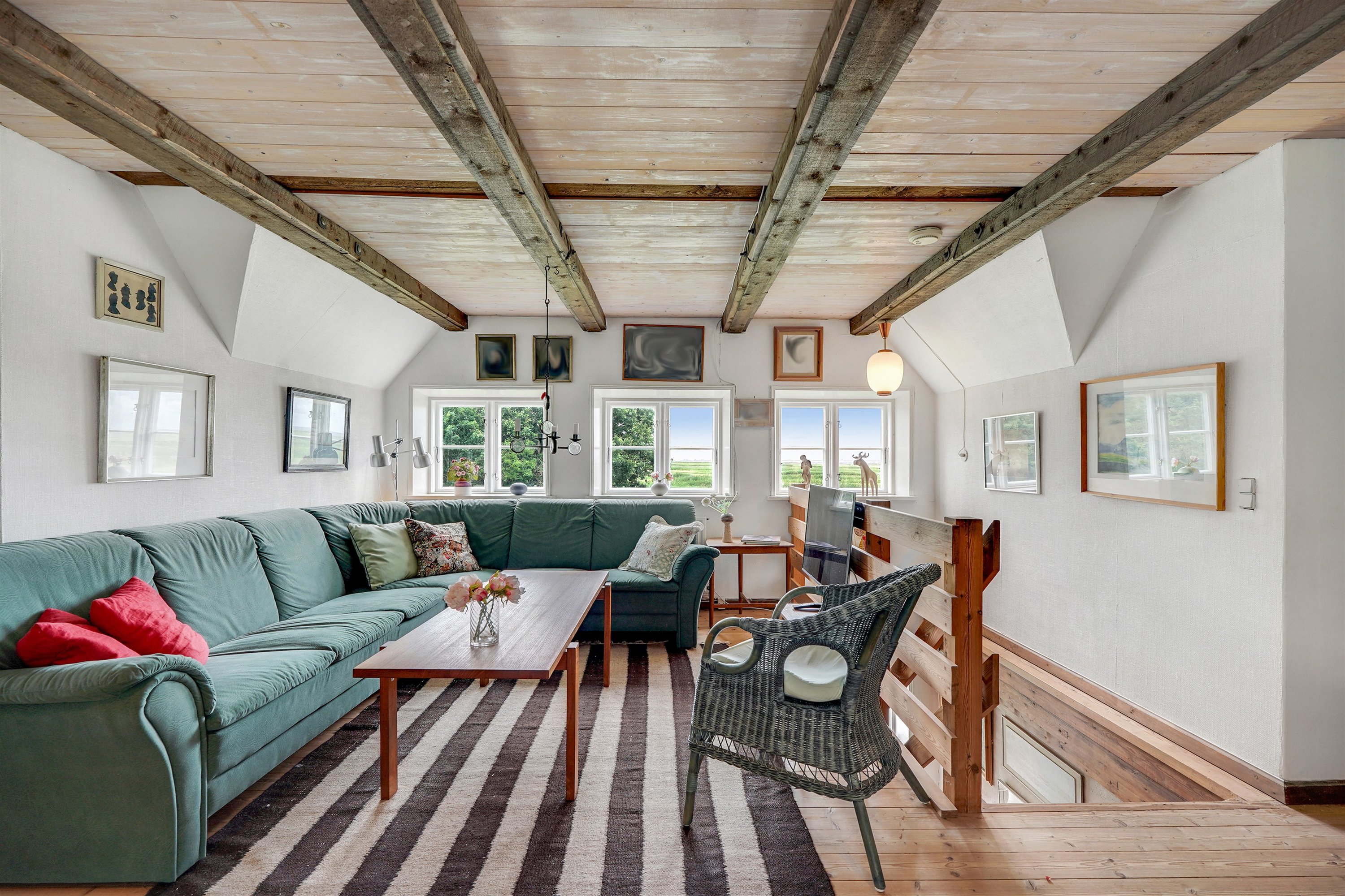 Fremhævet stue billede i fuldskærmstilstand. Billede af Digevej 13, Sønderho, 6720 Fanø