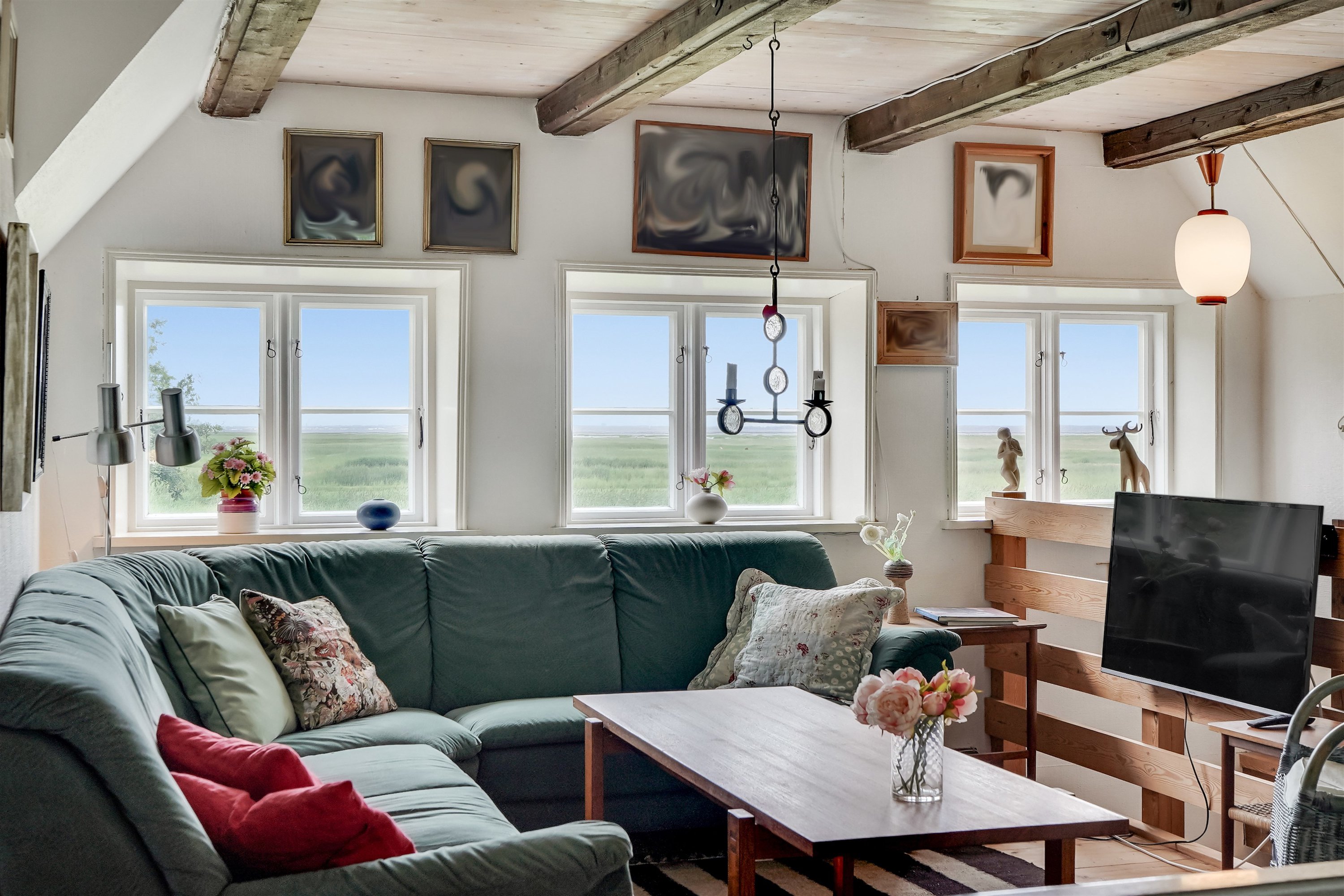 Fremhævet stue billede i fuldskærmstilstand. Billede af Digevej 13, Sønderho, 6720 Fanø