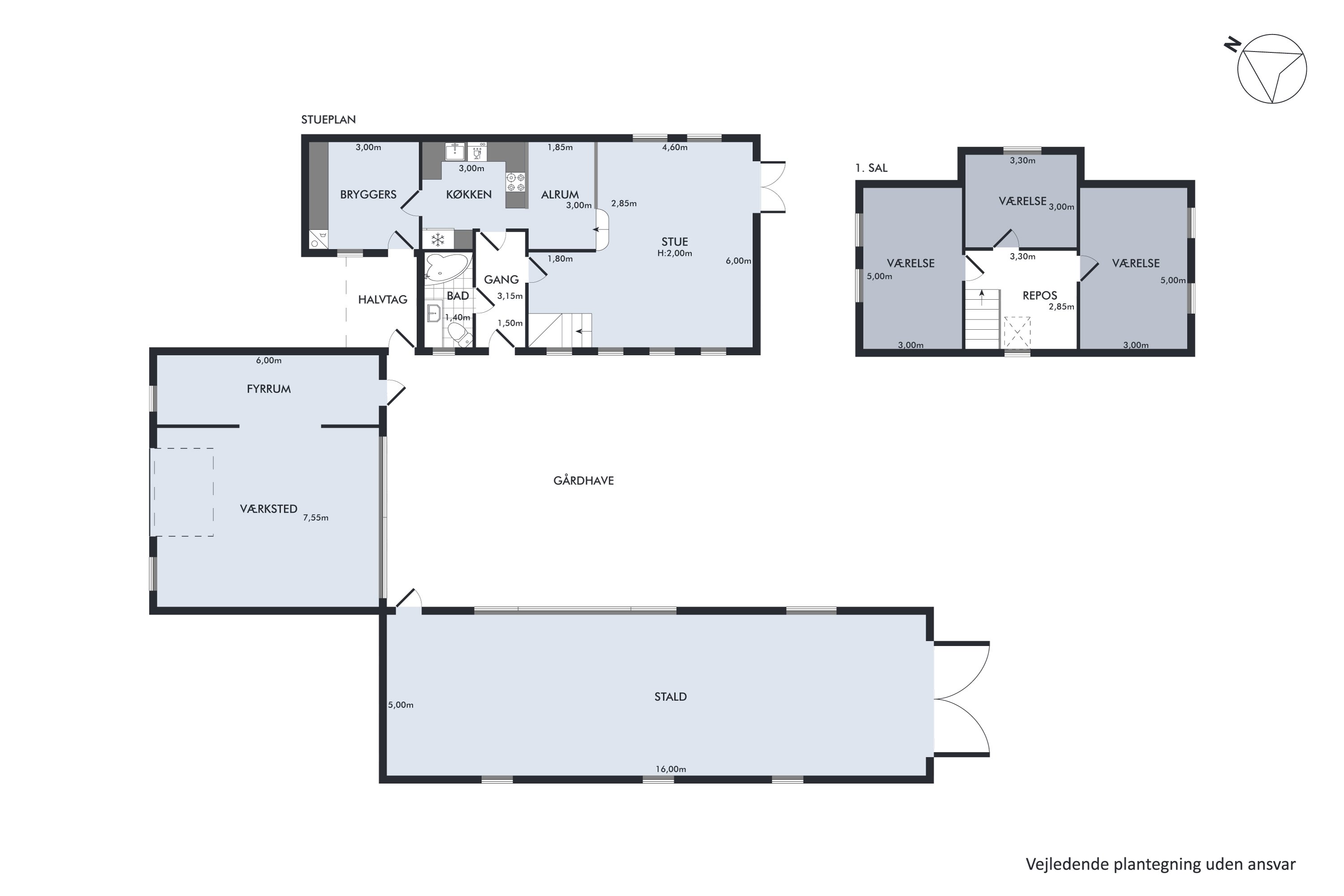 Plantegninger billede af Grønhøjvej 49, Hatting, 8700 Horsens