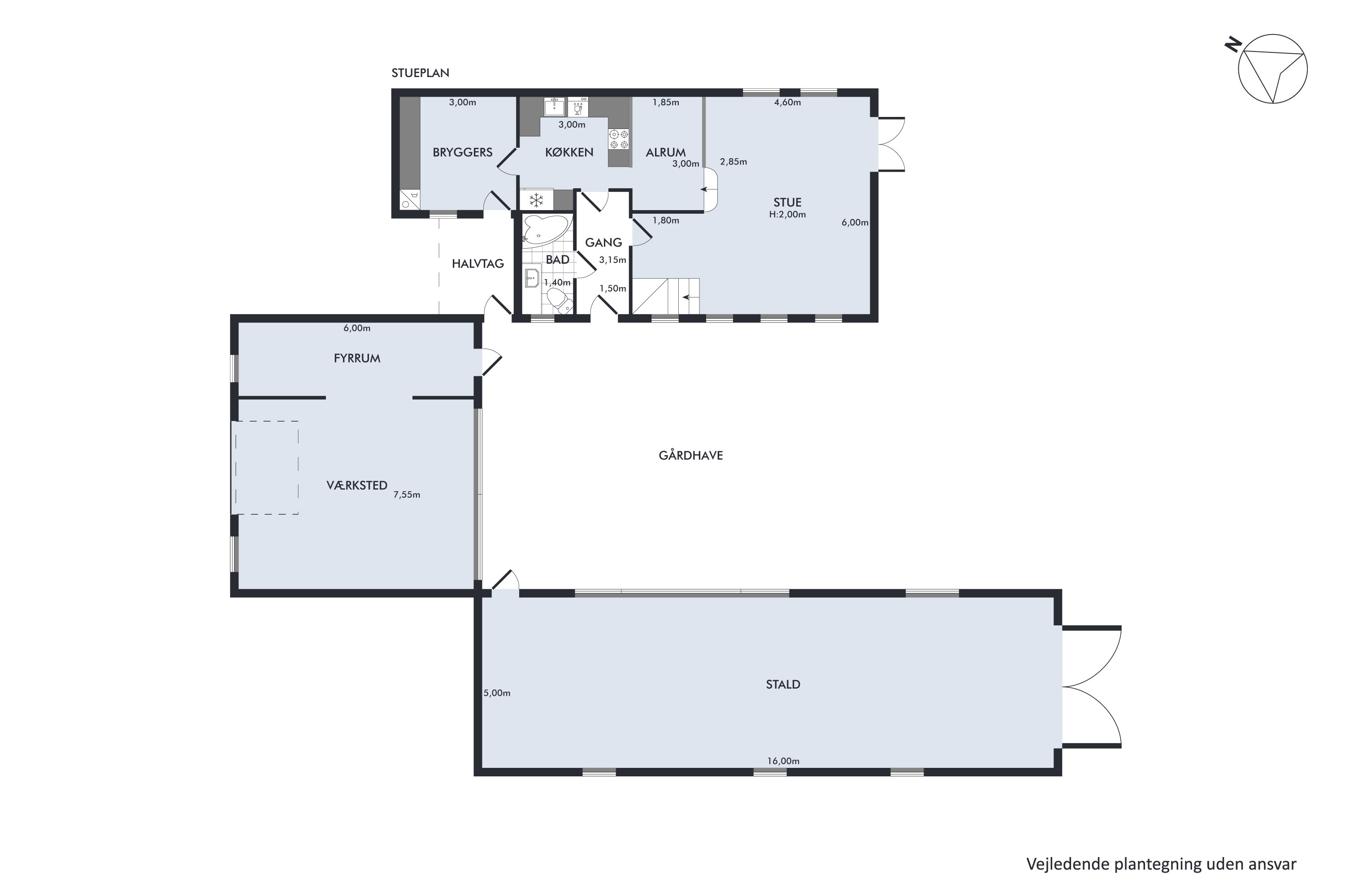 Plantegninger billede af Grønhøjvej 49, Hatting, 8700 Horsens