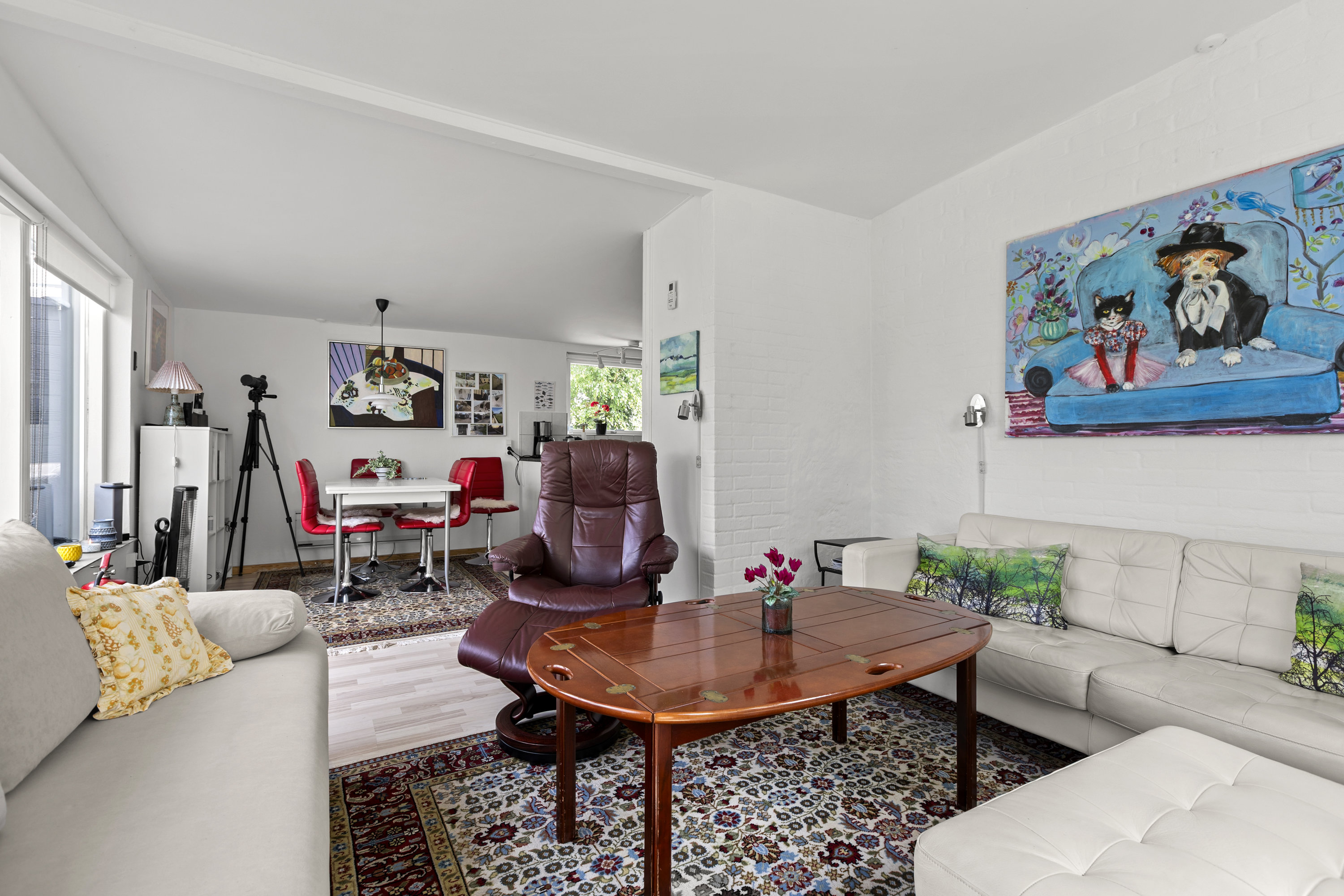 Fremhævet stue billede i fuldskærmstilstand. Billede af Kongsmarkvej 194, Kongsmark, 4200 Slagelse