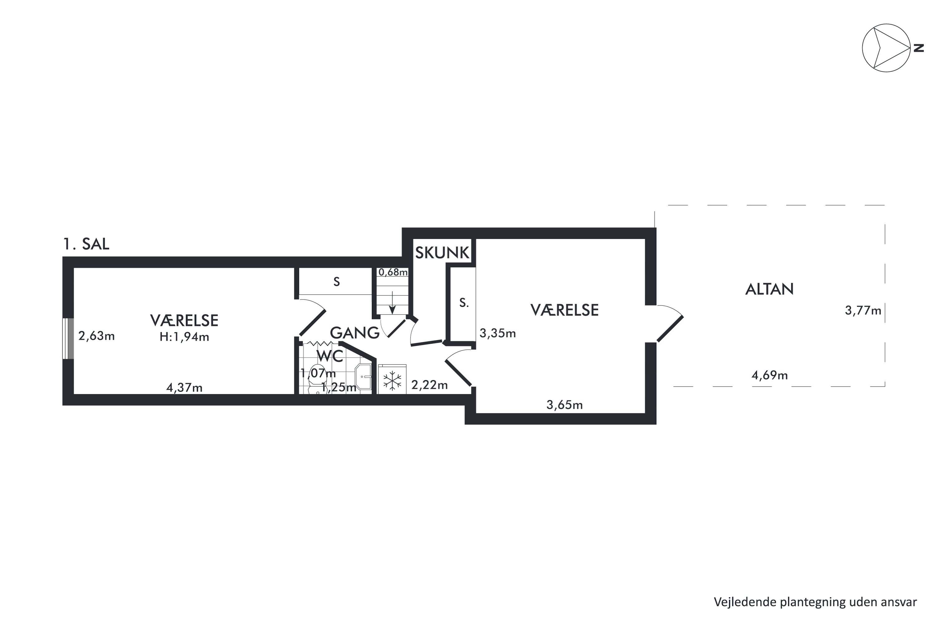 Plantegninger billede af Søbakkevej 13, 5985 Søby Ærø