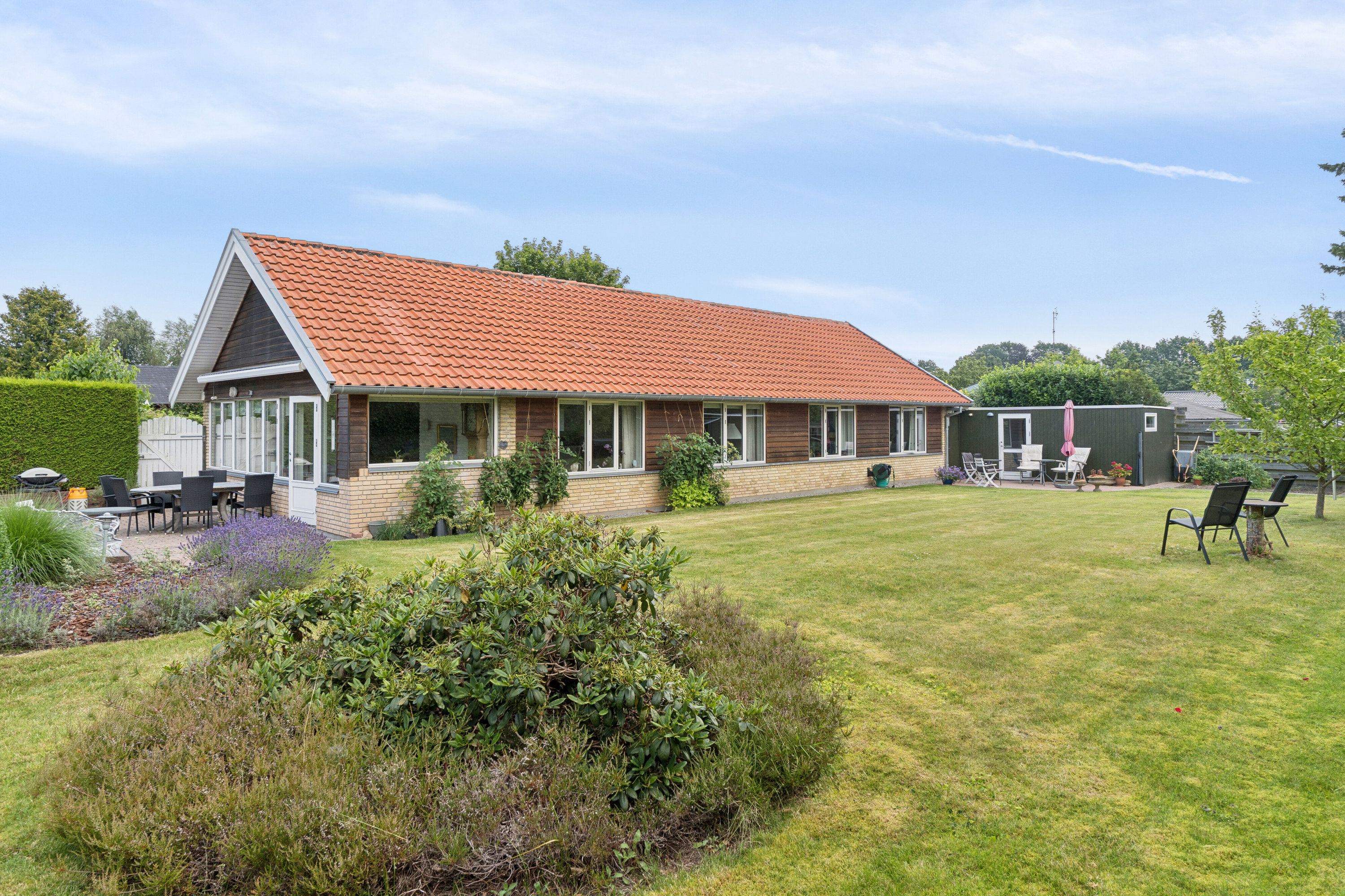 Villa: Set fra haven på Hjortevej 13, 2970 Hørsholm