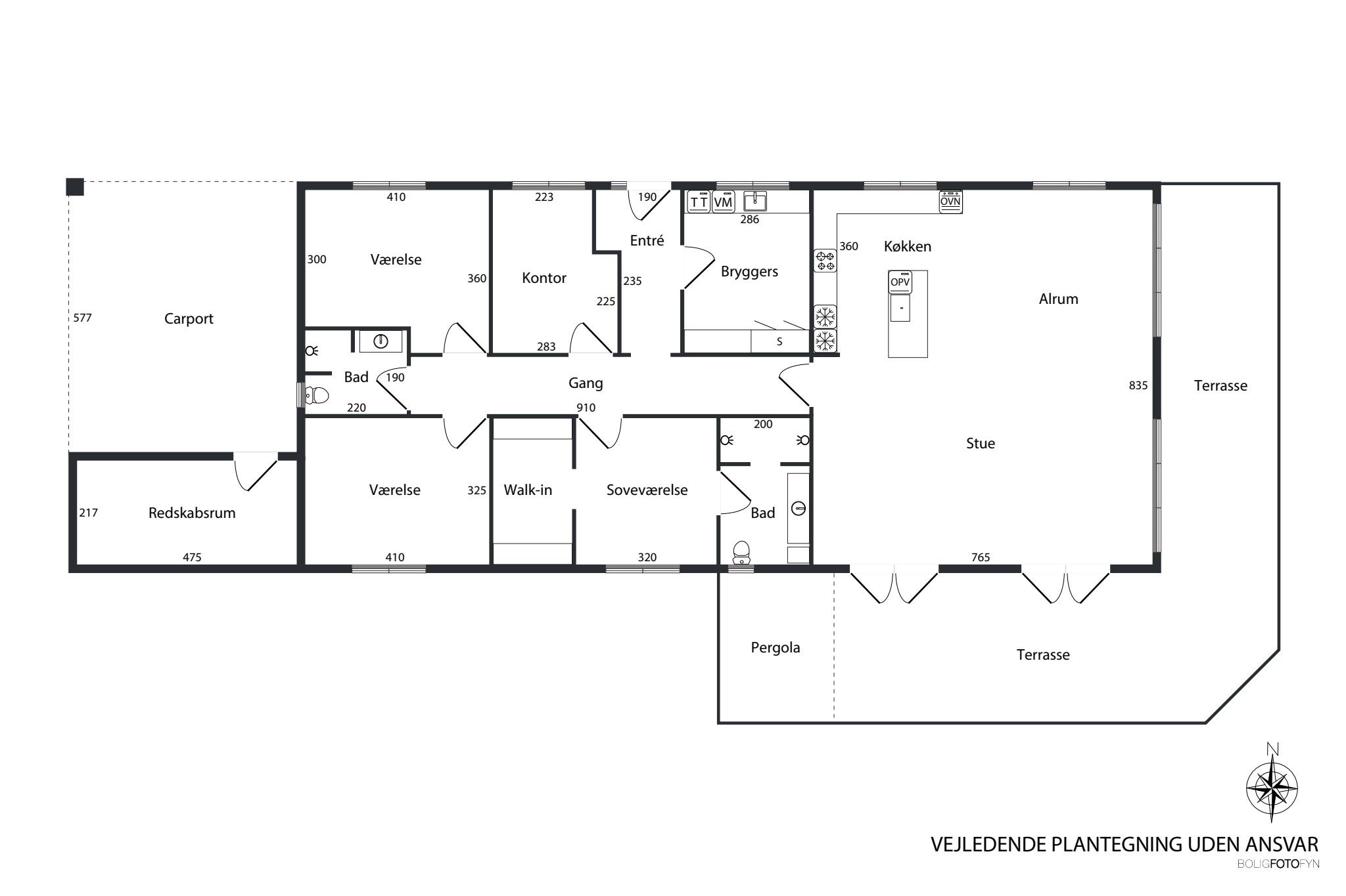 Plantegninger billede af Løbegangen 89, 5800 Nyborg