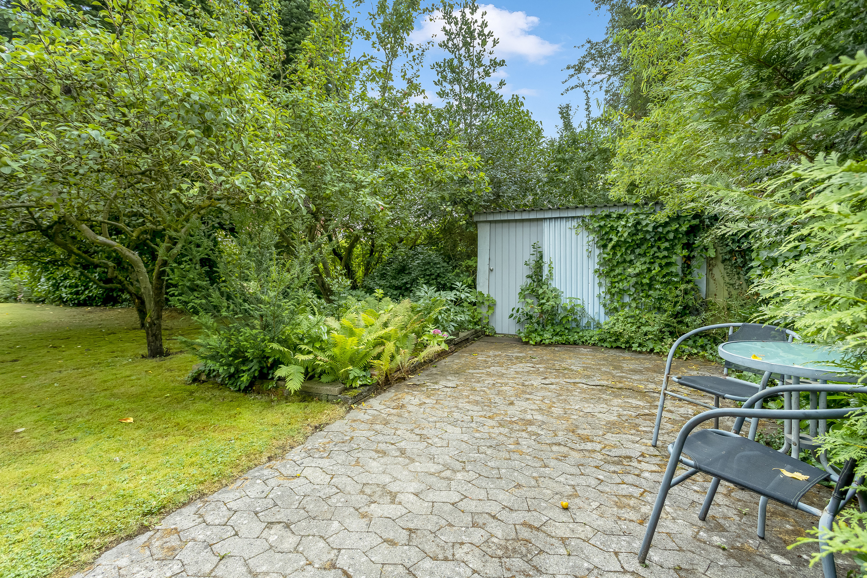 Fremhævet terrasse billede i fuldskærmstilstand. Billede af Aavej 11, 4800 Nykøbing F