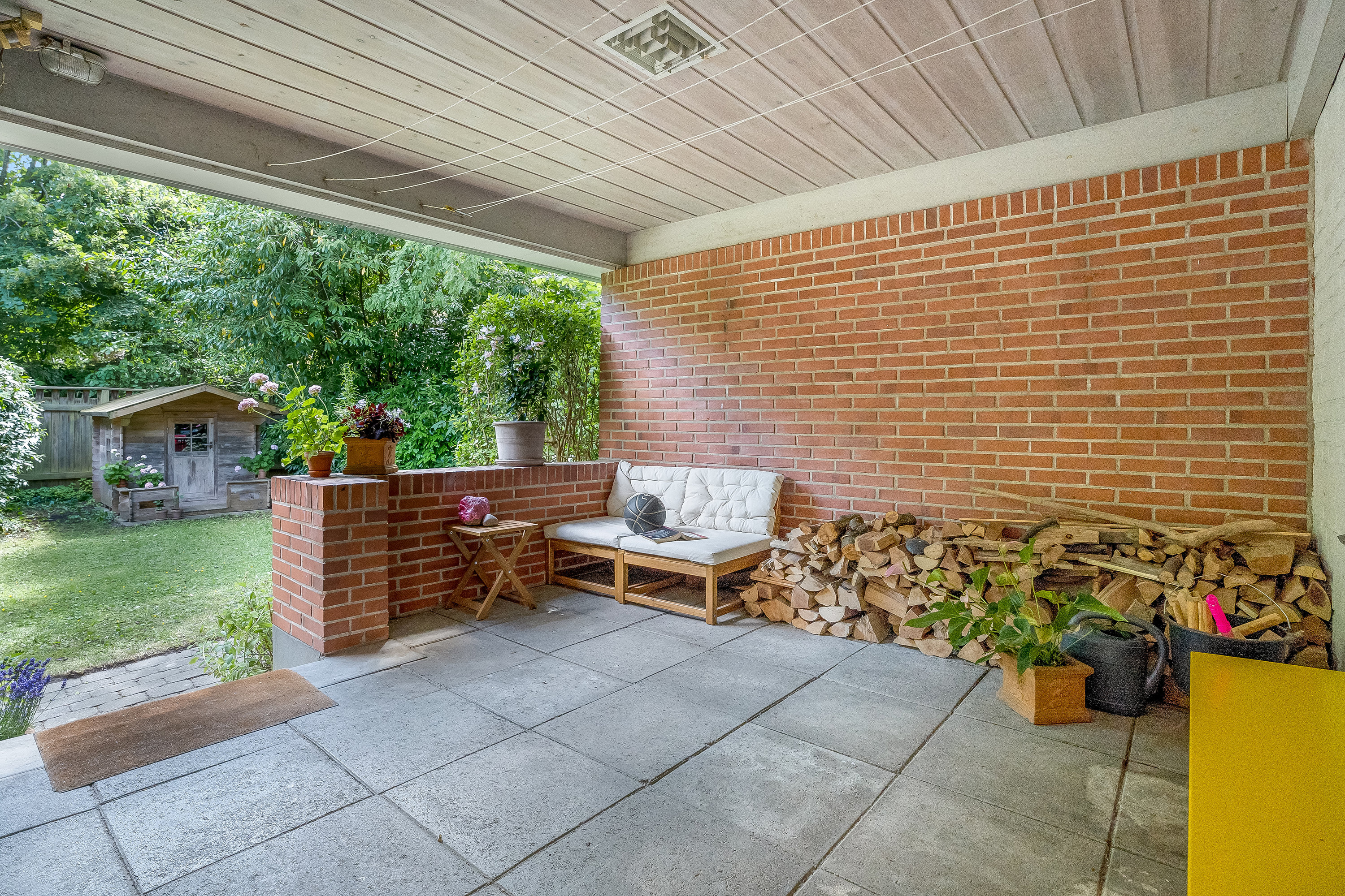 Fremhævet overdækket terrasse billede i fuldskærmstilstand. Billede af Kongensgade 36, 4800 Nykøbing F