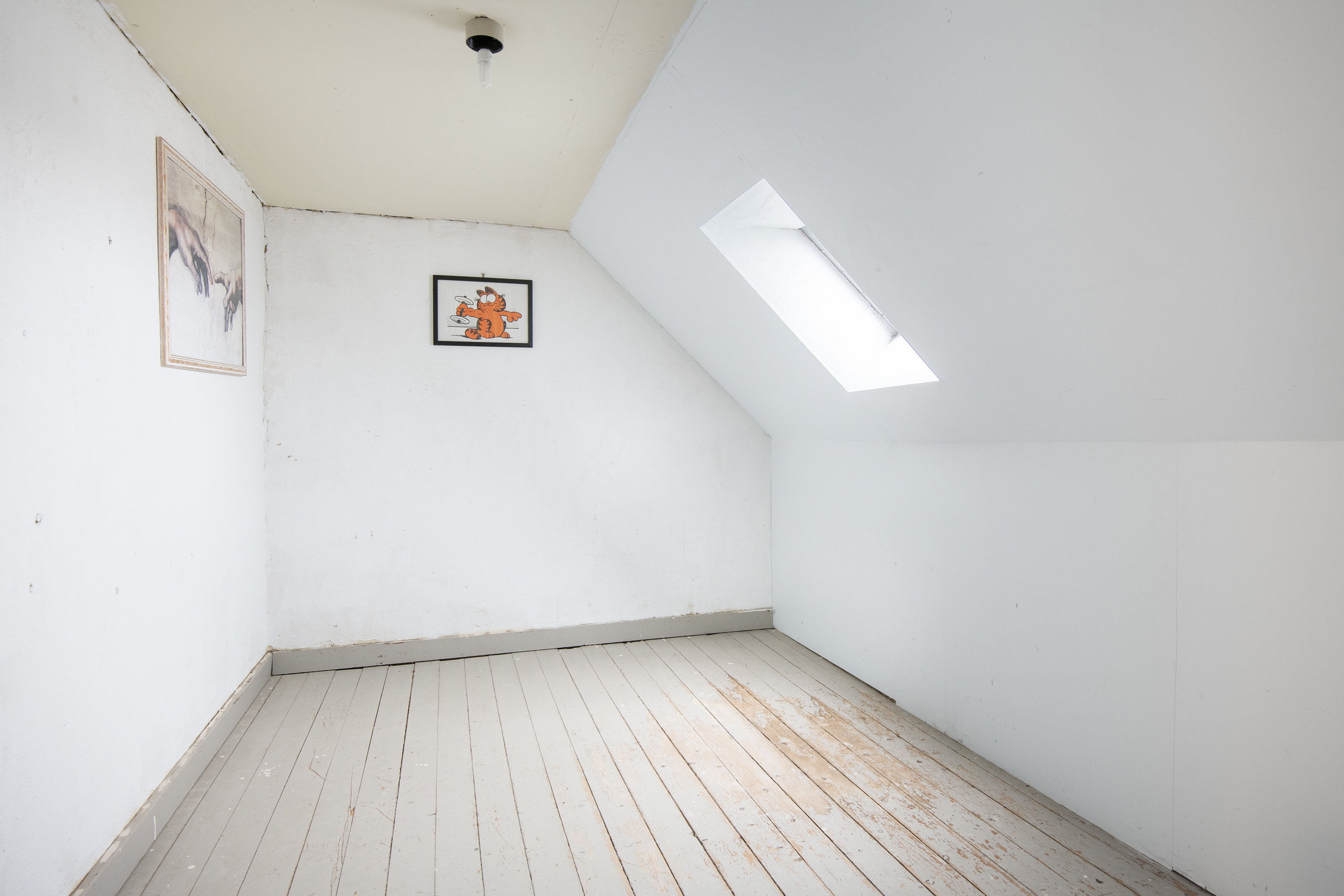 Fremhævet loftsrum billede i fuldskærmstilstand. Billede af Hadsundvej 117, st.. tv., 9000 Aalborg