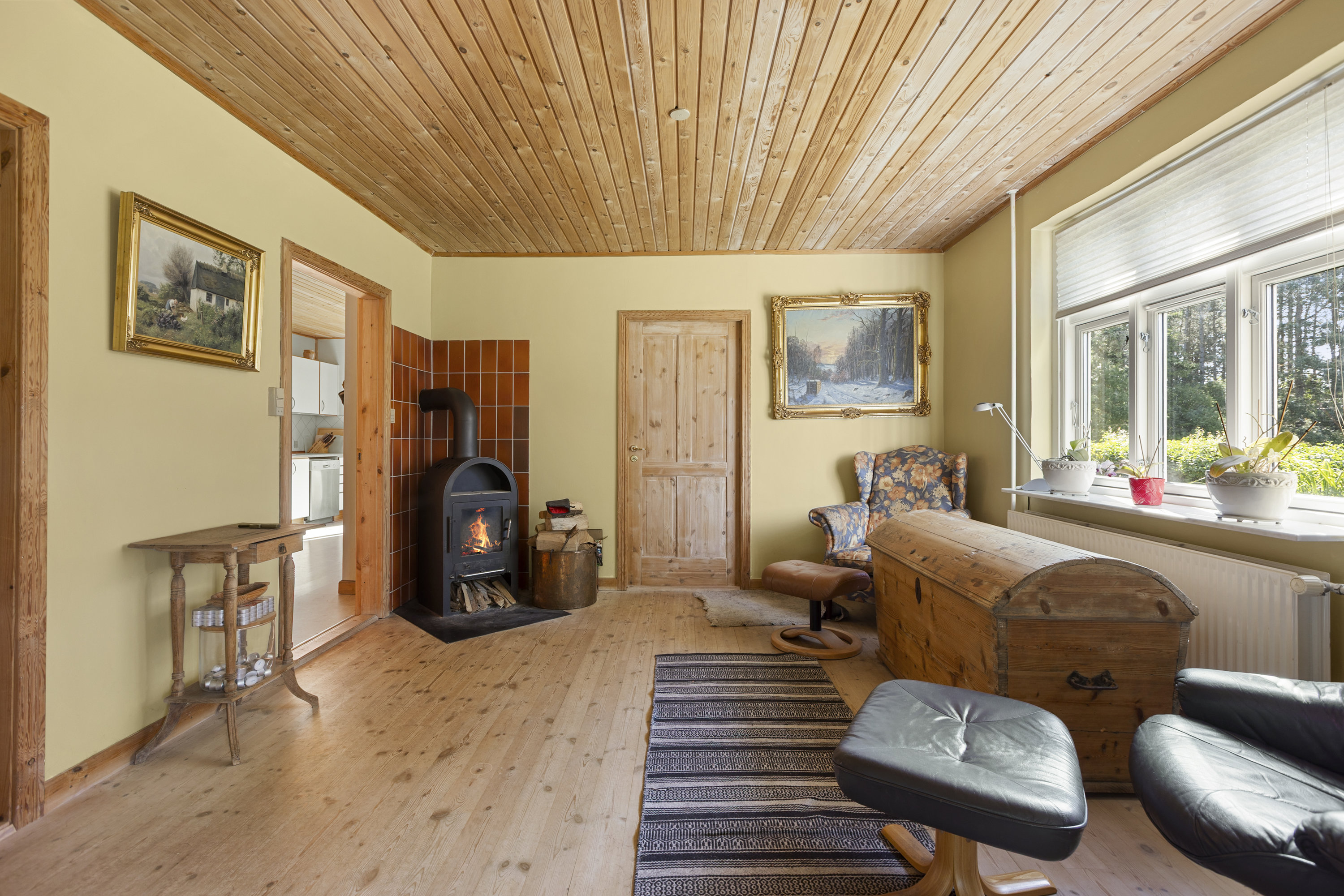 Fremhævet stue billede i fuldskærmstilstand. Billede af Nybyvej 6, 4400 Kalundborg