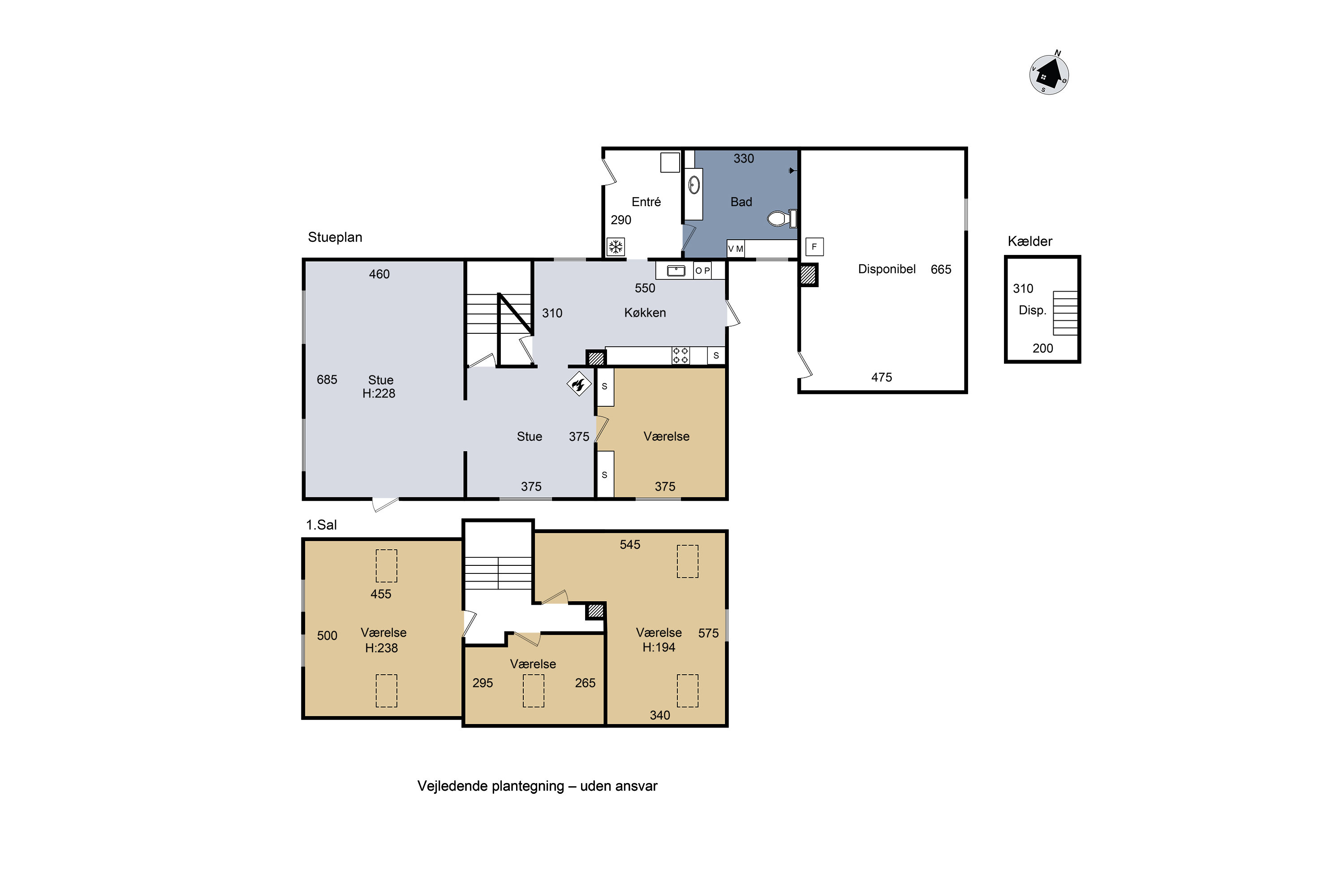 Plantegninger billede af Nybyvej 6, 4400 Kalundborg