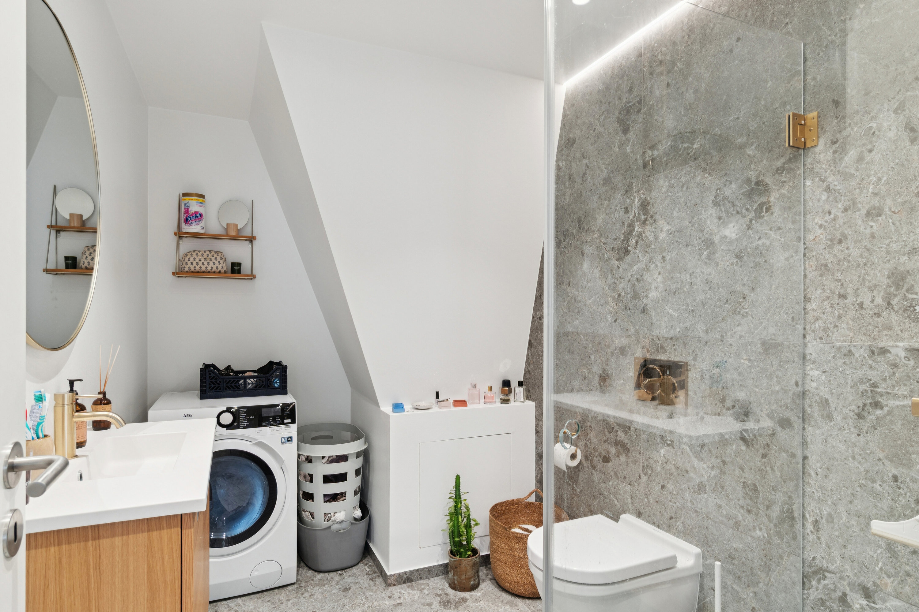 Fremhævet badeværelse billede i fuldskærmstilstand. Billede af Vesterbrogade 36, 4., 8000 Aarhus C