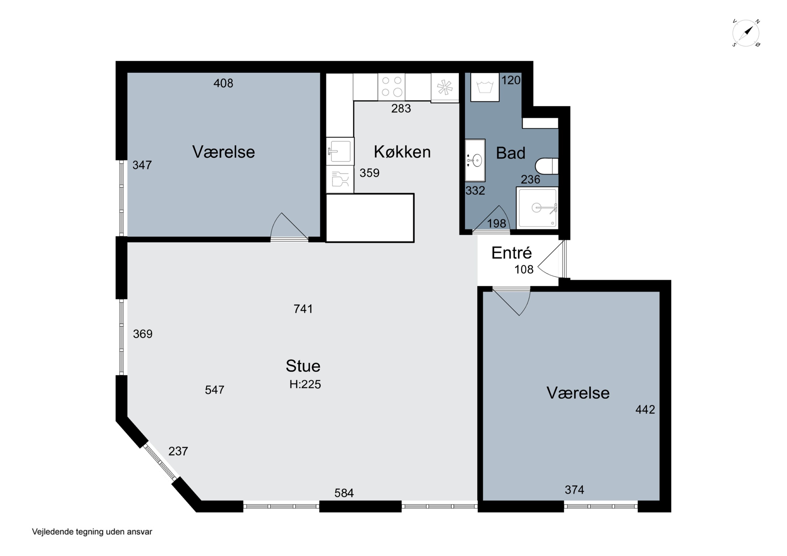 Plantegninger billede af Vesterbrogade 36, 4., 8000 Aarhus C