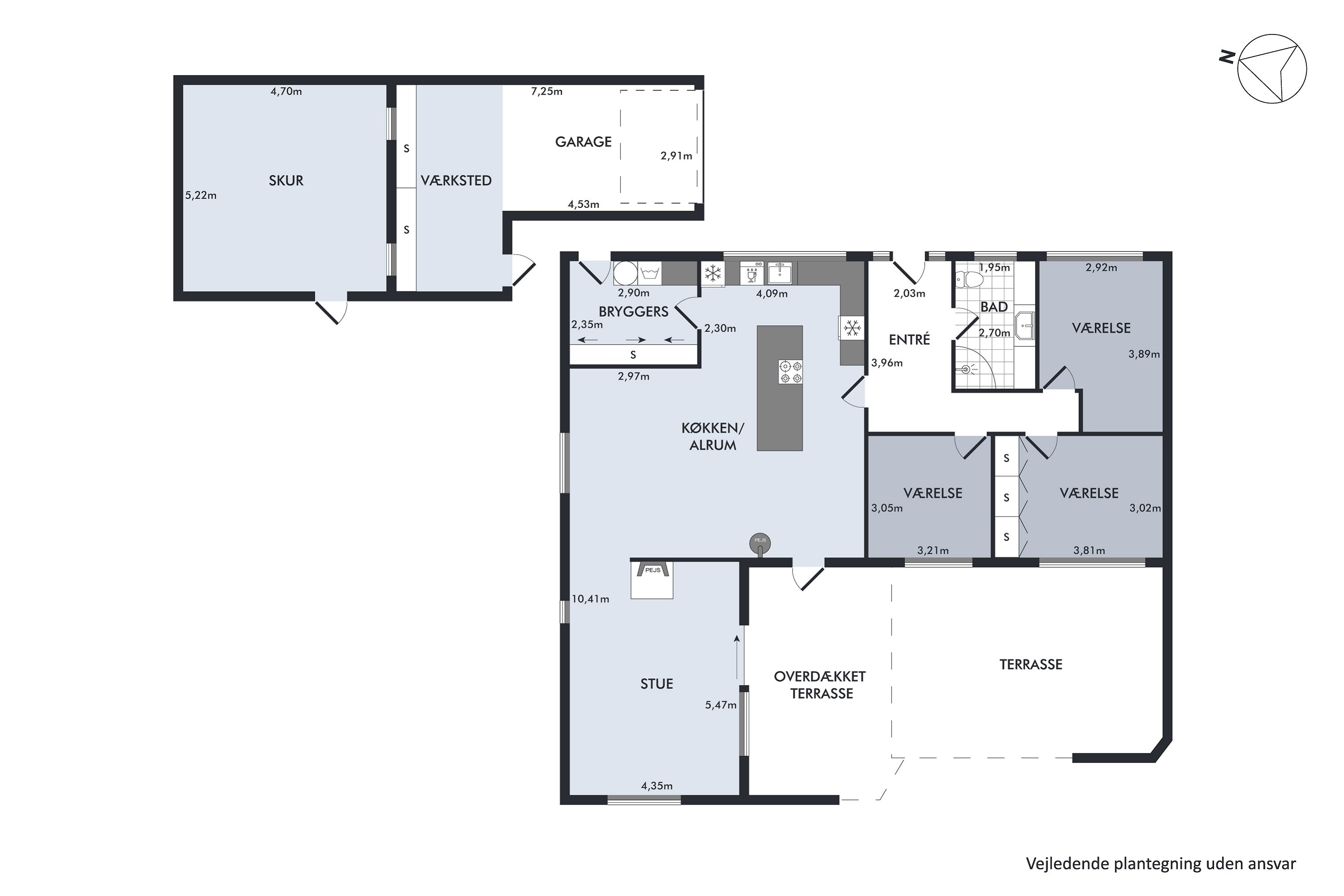 Plantegninger billede af Kronhjortløkken 244, Korup, 5210 Odense NV