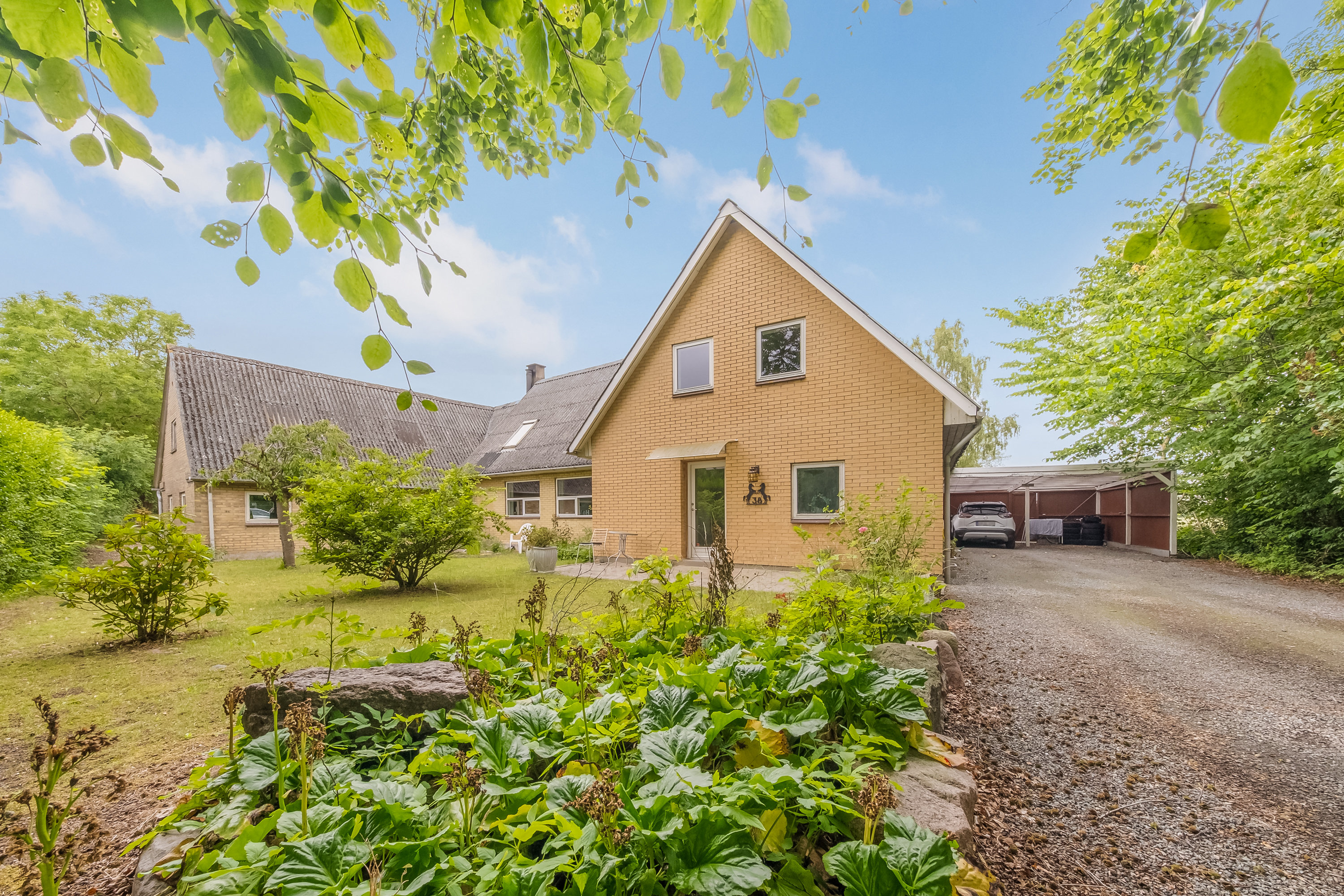 Landejendom: Facade på Ferritslevvej 38, Såderup, 5540 Ullerslev