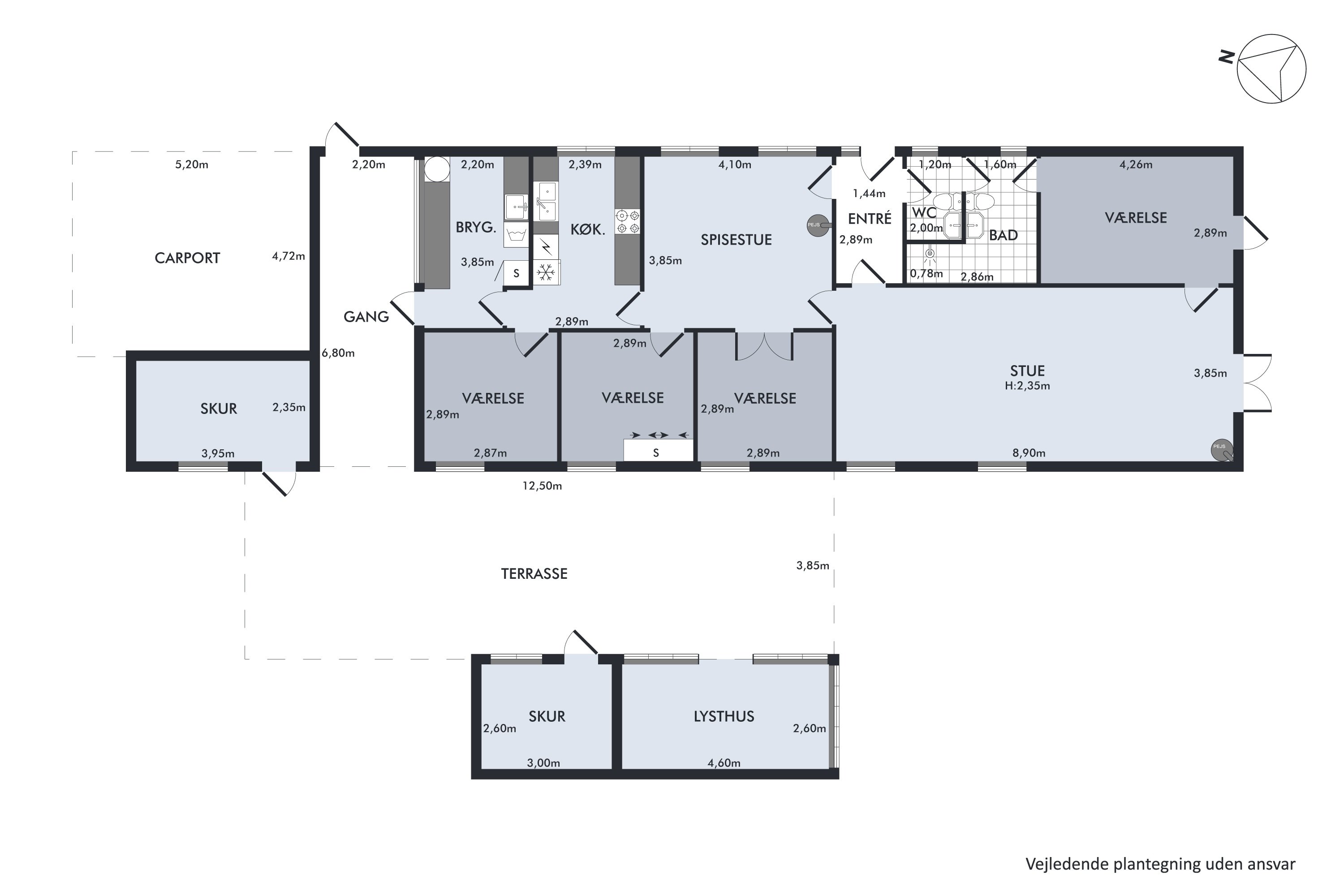 Plantegninger billede af Pretoria Alle 16, 2770 Kastrup