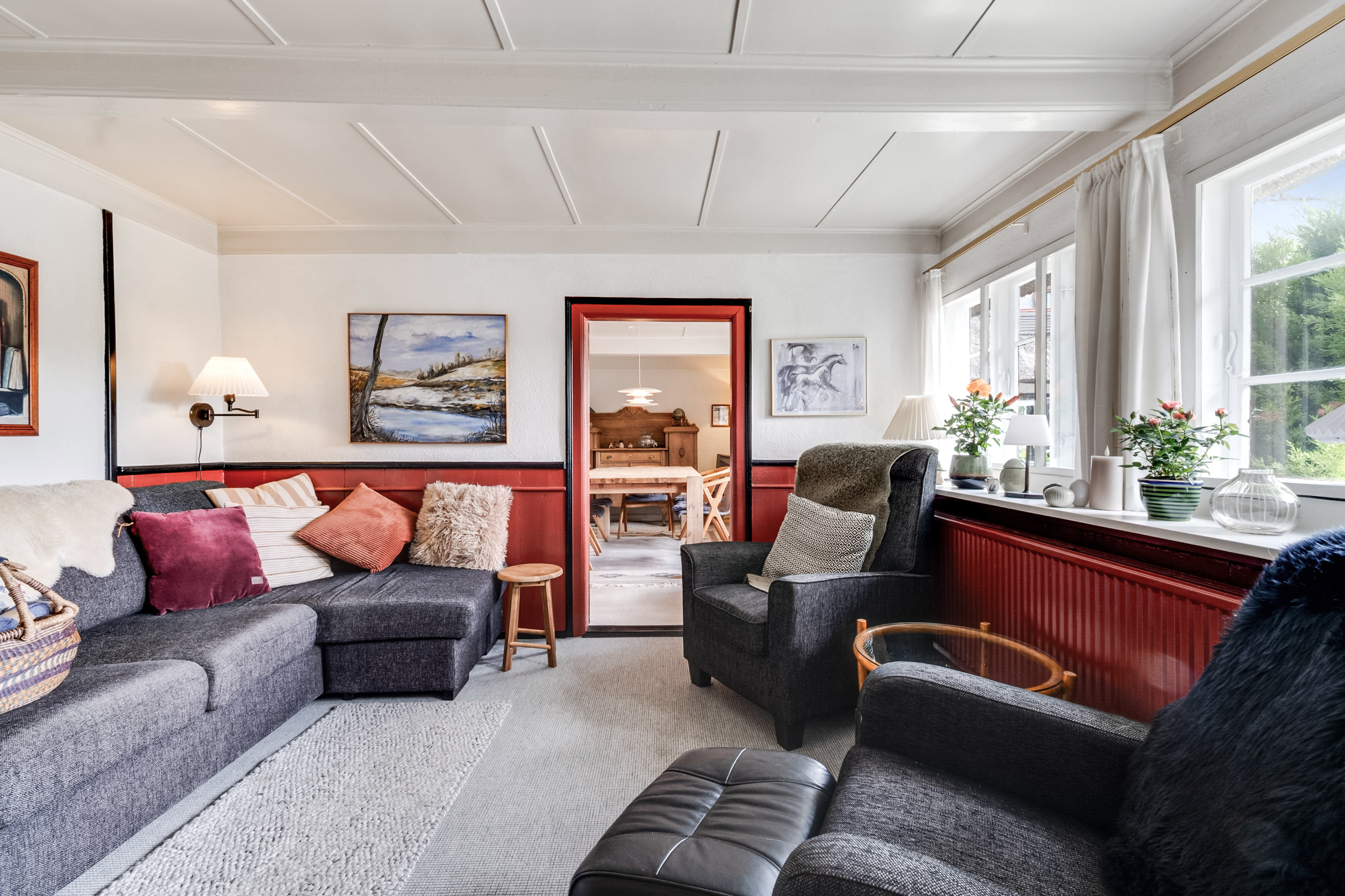 Fremhævet stue billede i fuldskærmstilstand. Billede af Strandbyvej 77, 5683 Haarby