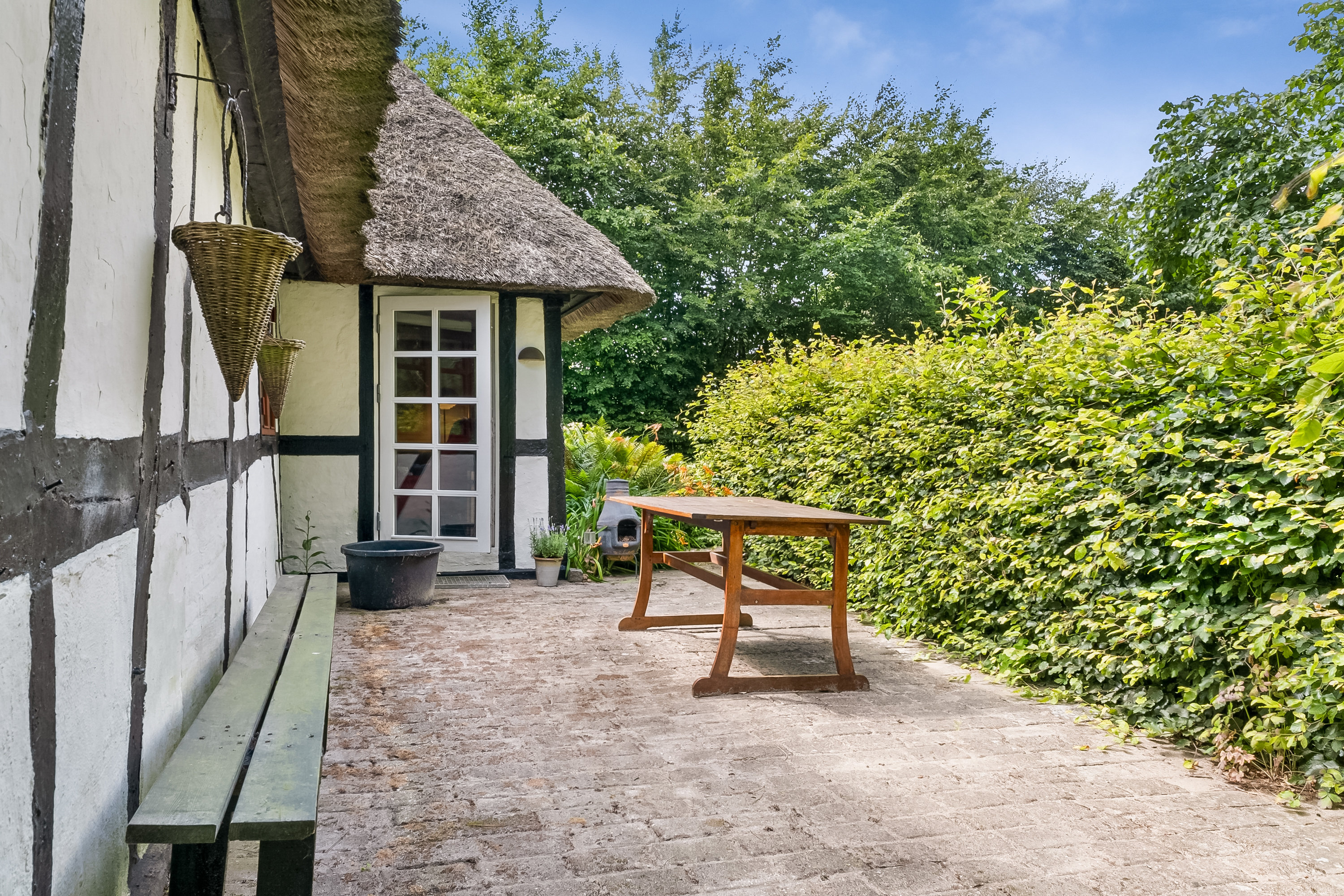 Fremhævet terrasse billede i fuldskærmstilstand. Billede af Strandbyvej 77, 5683 Haarby