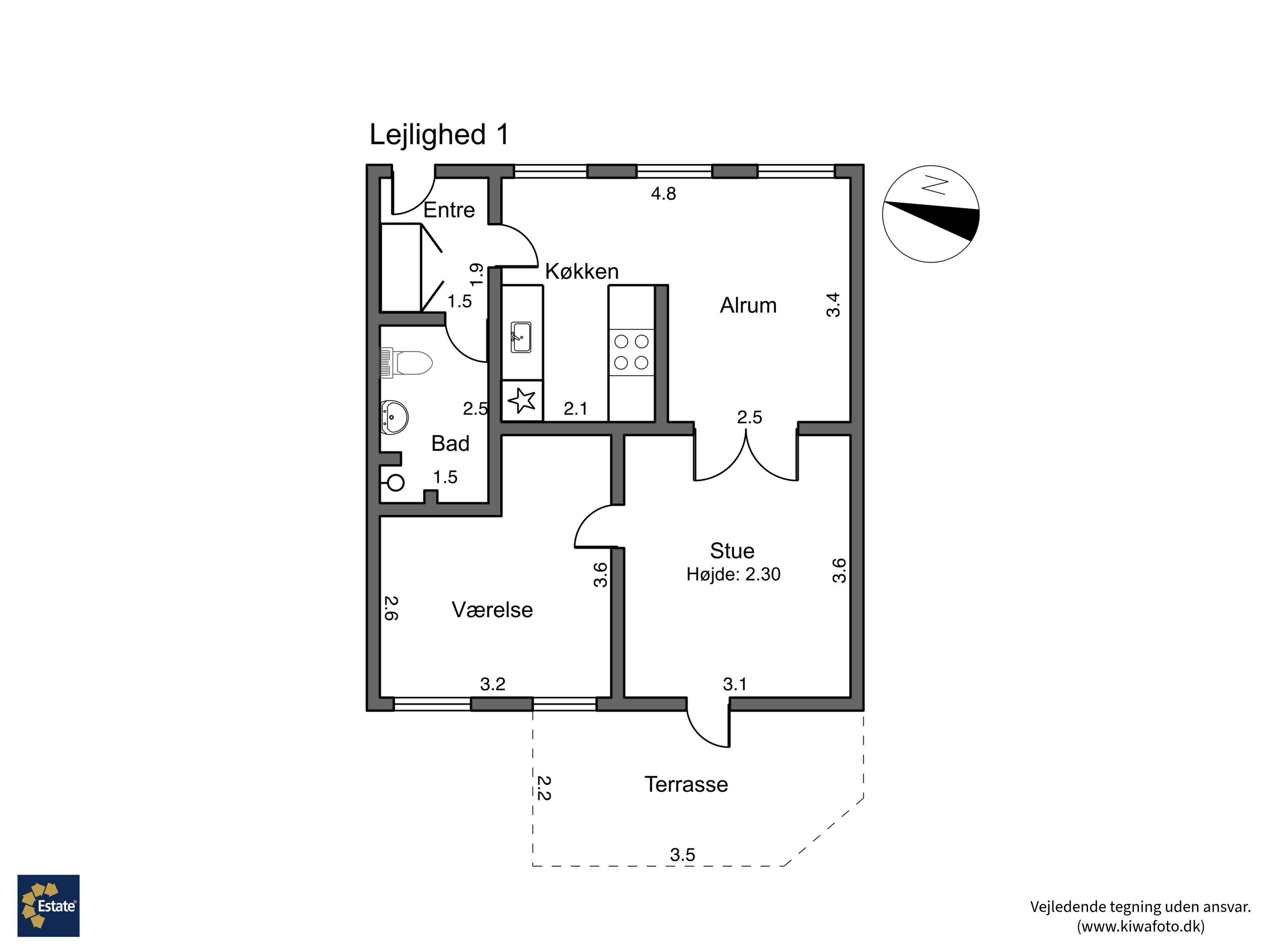Plantegninger billede af Adelgade 4B og 4A, 4880 Nysted