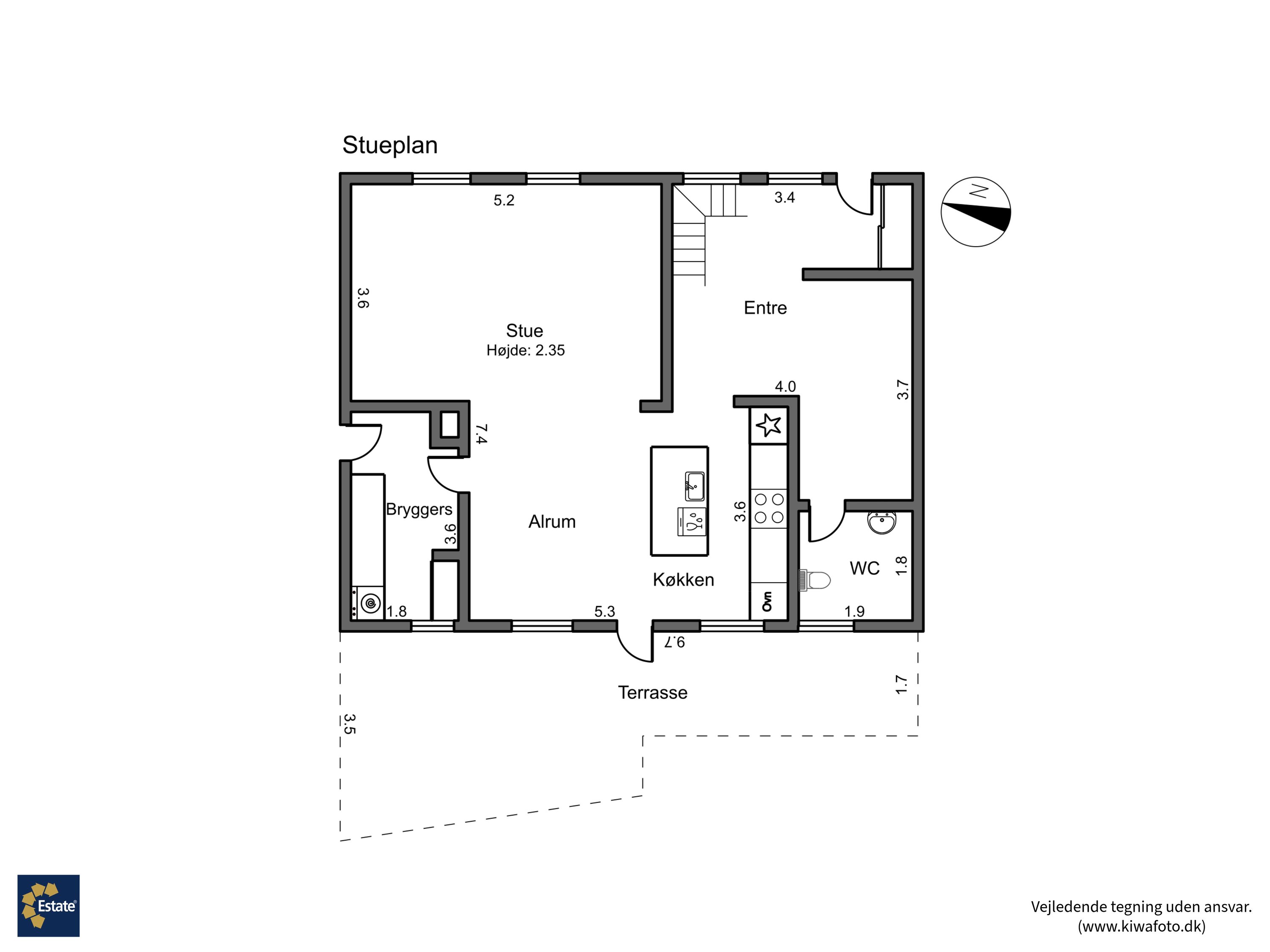 Plantegninger billede af Adelgade 4B og 4A, 4880 Nysted