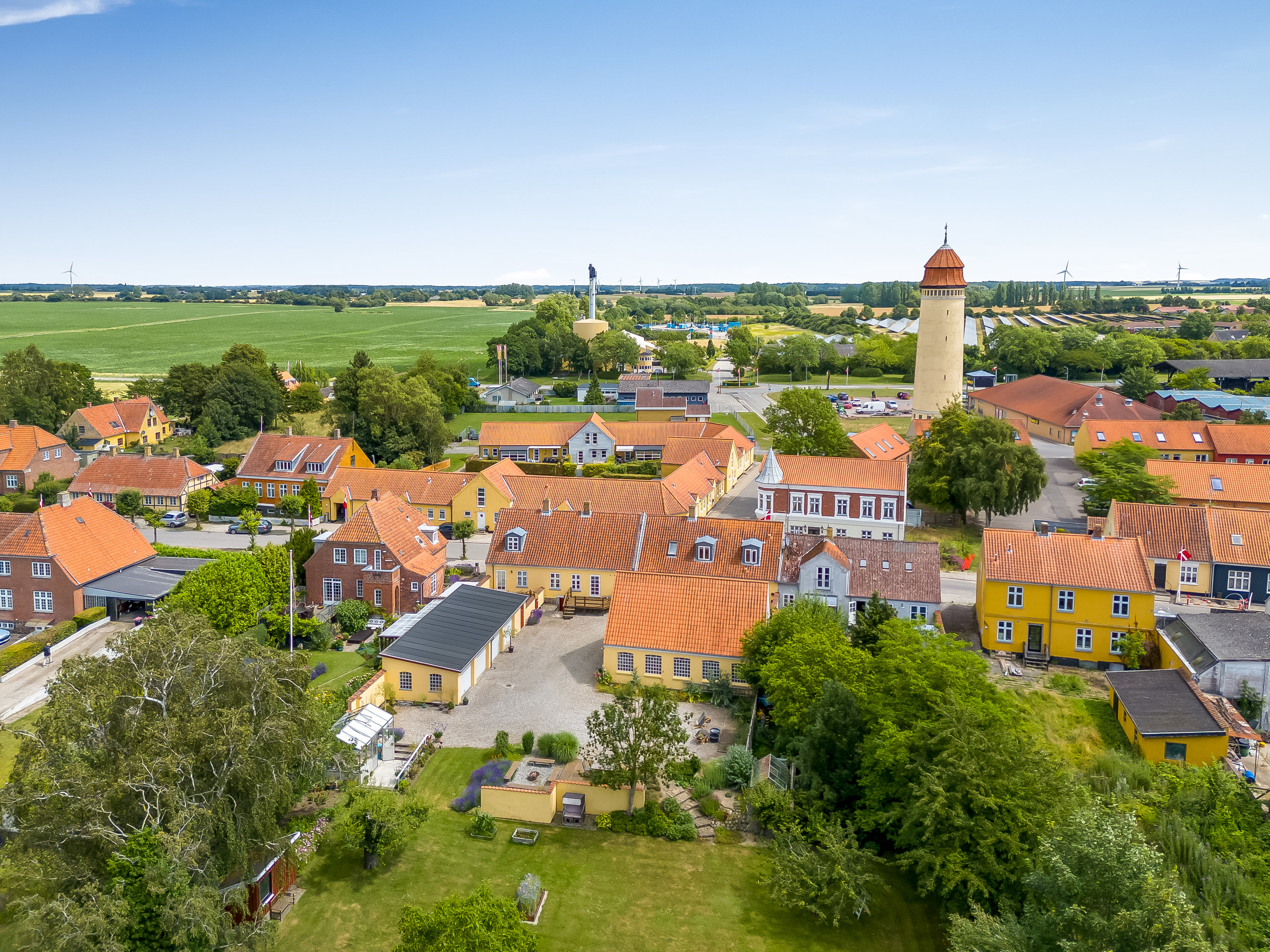 Miniaturebillede 2: luftfoto. Billede af Adelgade 4B og 4A, 4880 Nysted