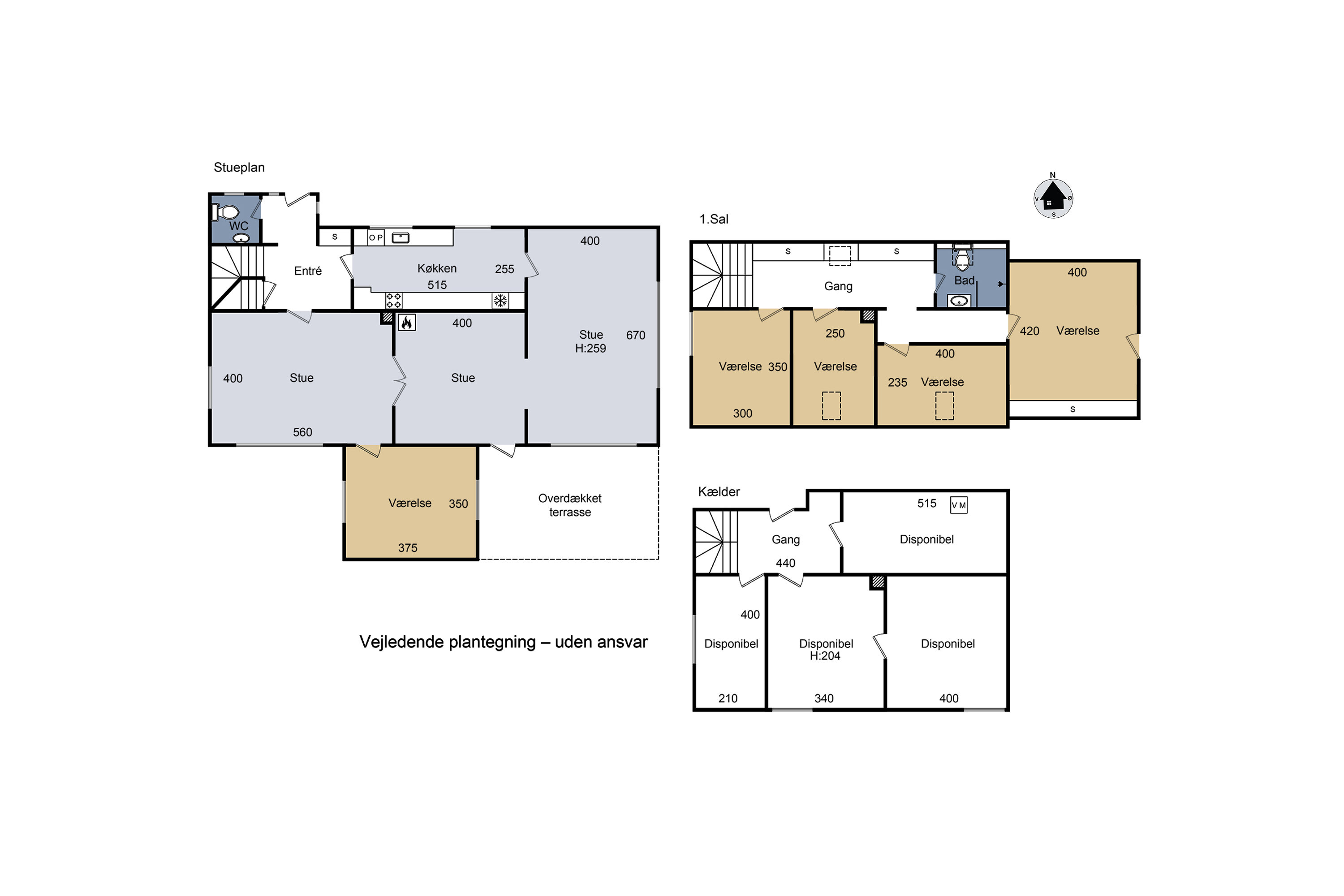 Plantegninger billede af Skolevej 3, 4490 Jerslev Sjælland