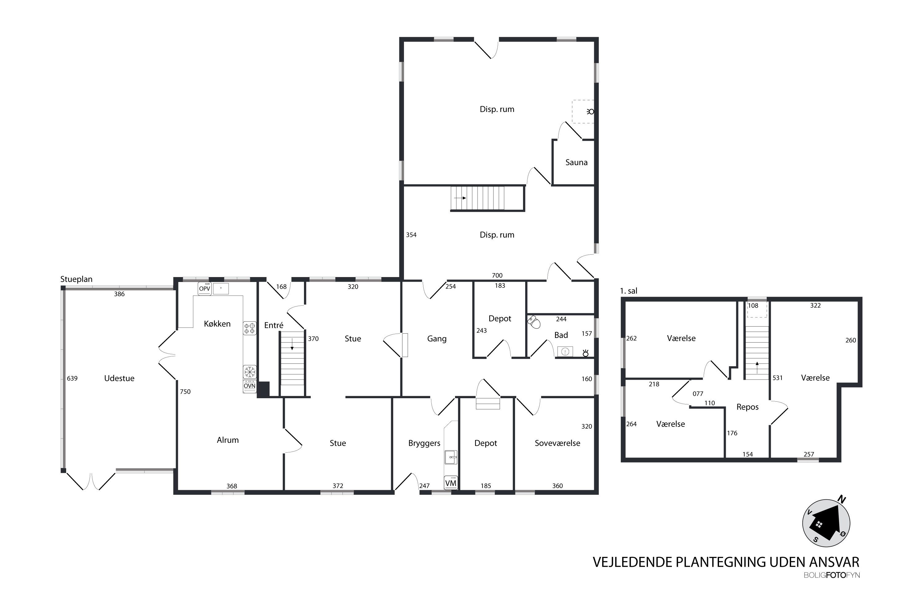 Plantegninger billede af Lundsgårdvej 5, Reveldrup, 5400 Bogense