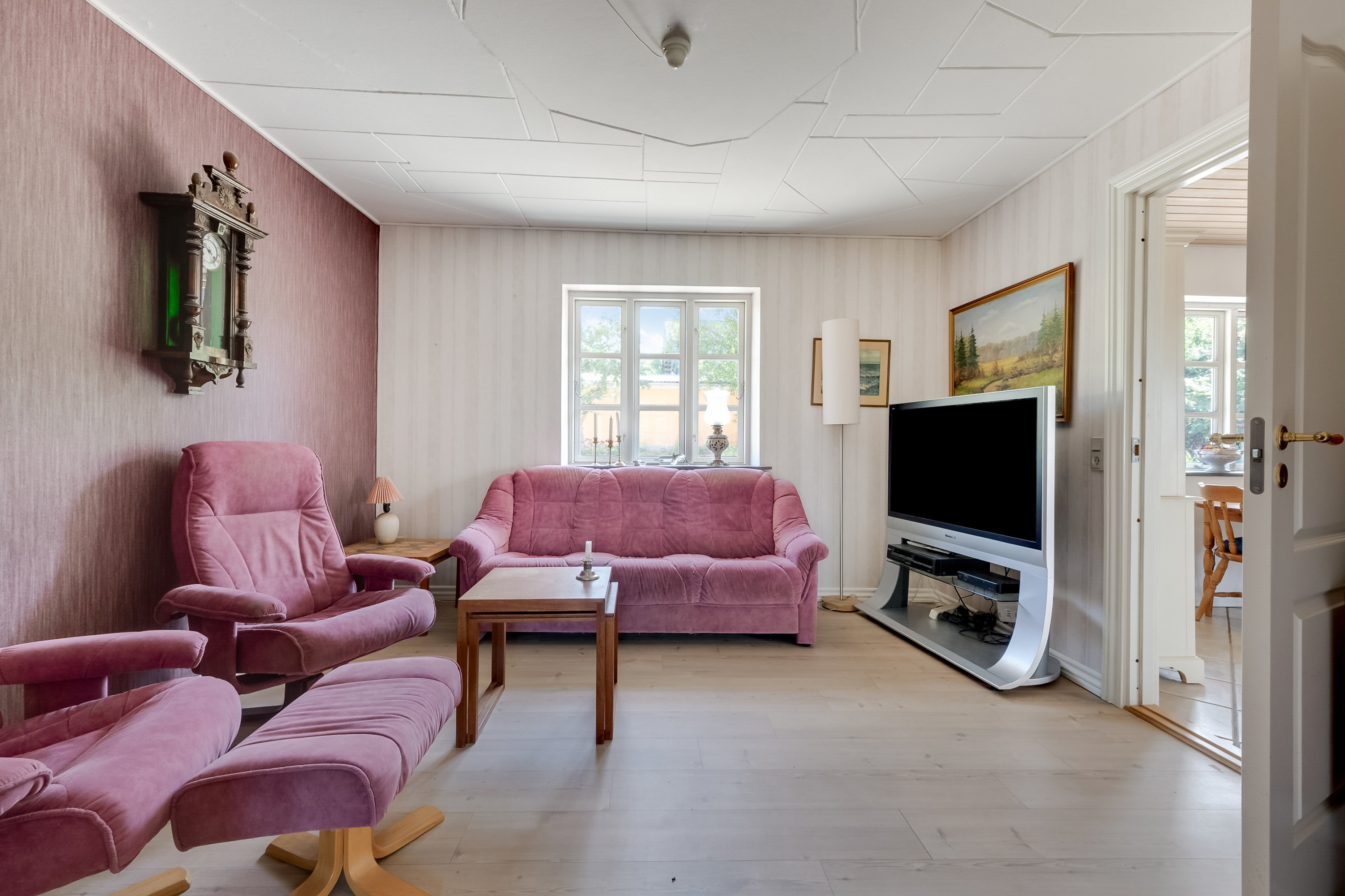 Fremhævet stue billede i fuldskærmstilstand. Billede af Lundsgårdvej 5, Reveldrup, 5400 Bogense