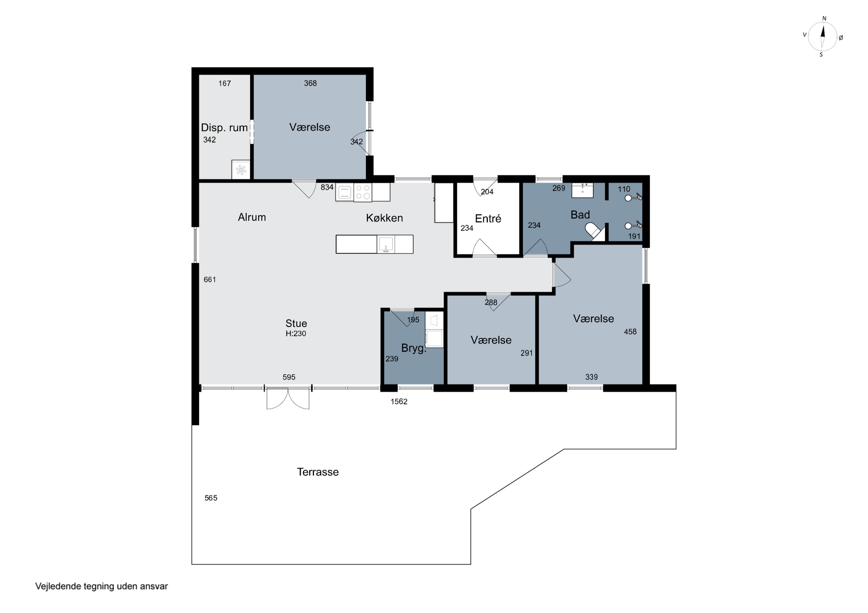 Plantegninger billede af Egevænget 12, 7730 Hanstholm