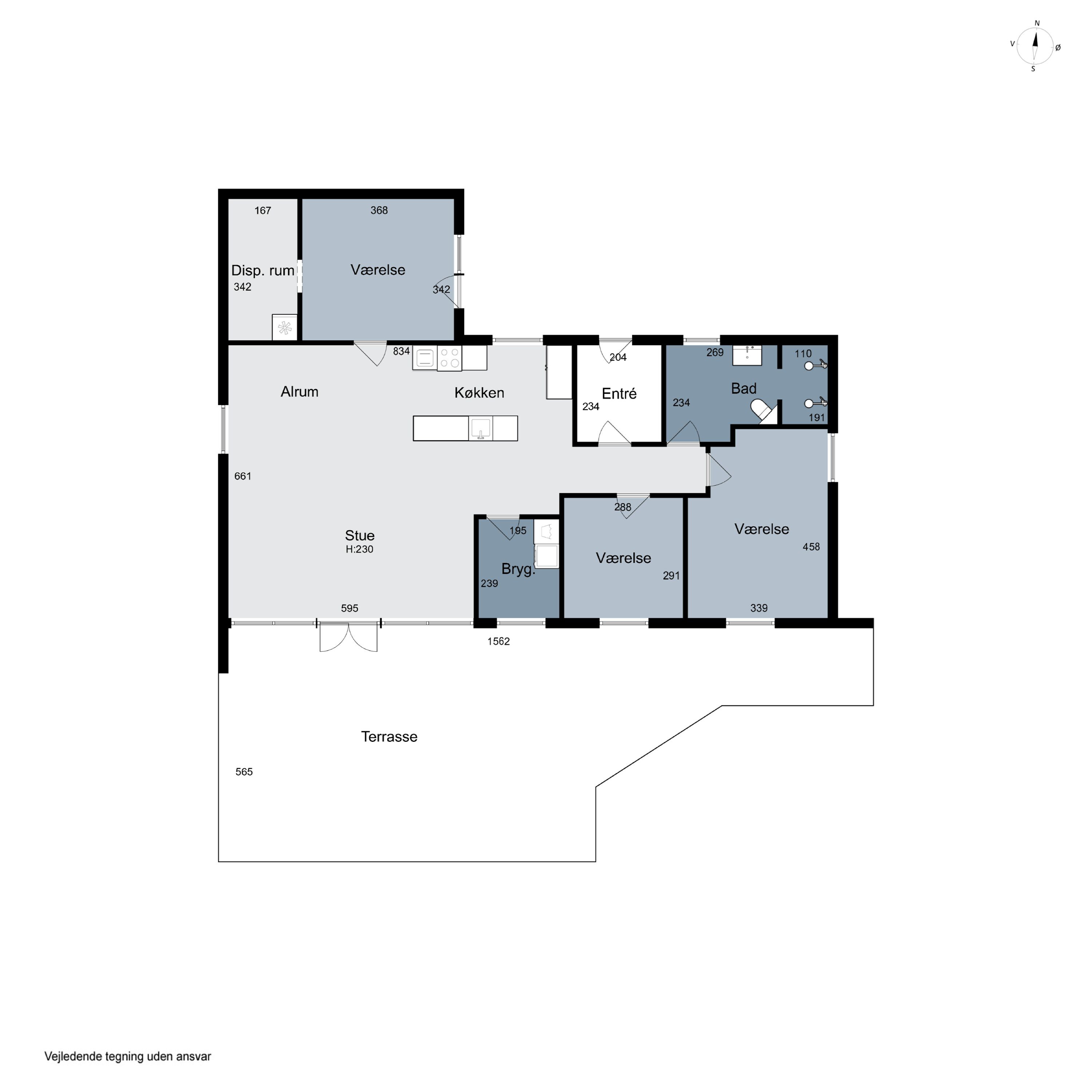 Plantegninger billede af Egevænget 12, 7730 Hanstholm