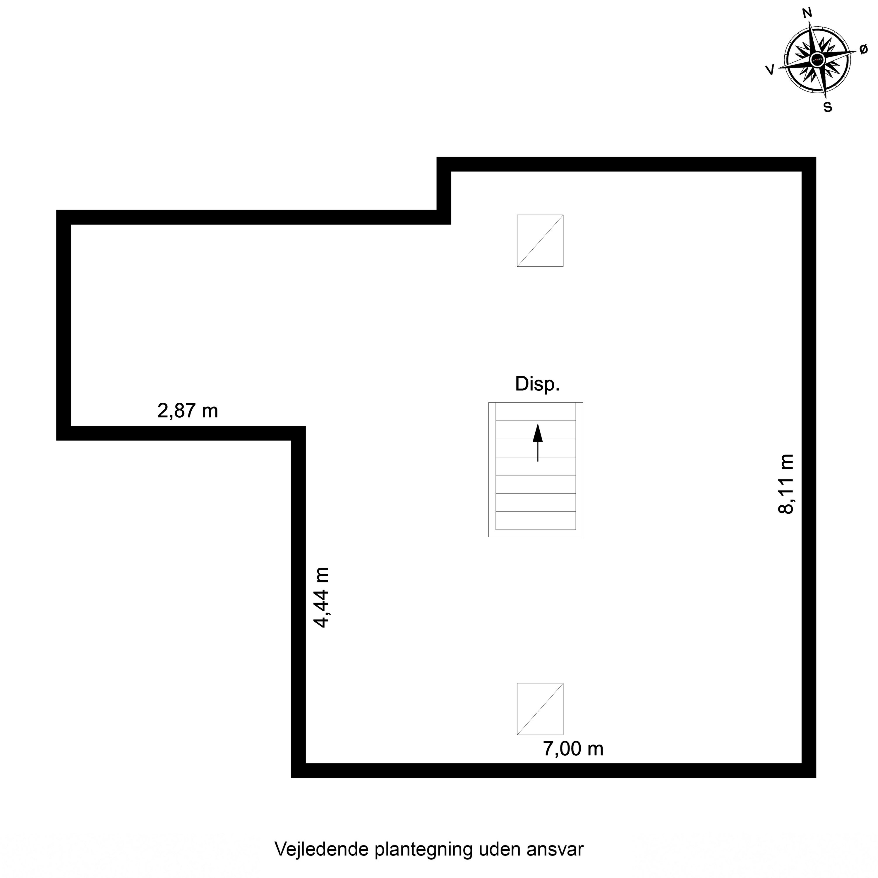 Plantegninger billede af Jernbanegade 23, 7200 Grindsted