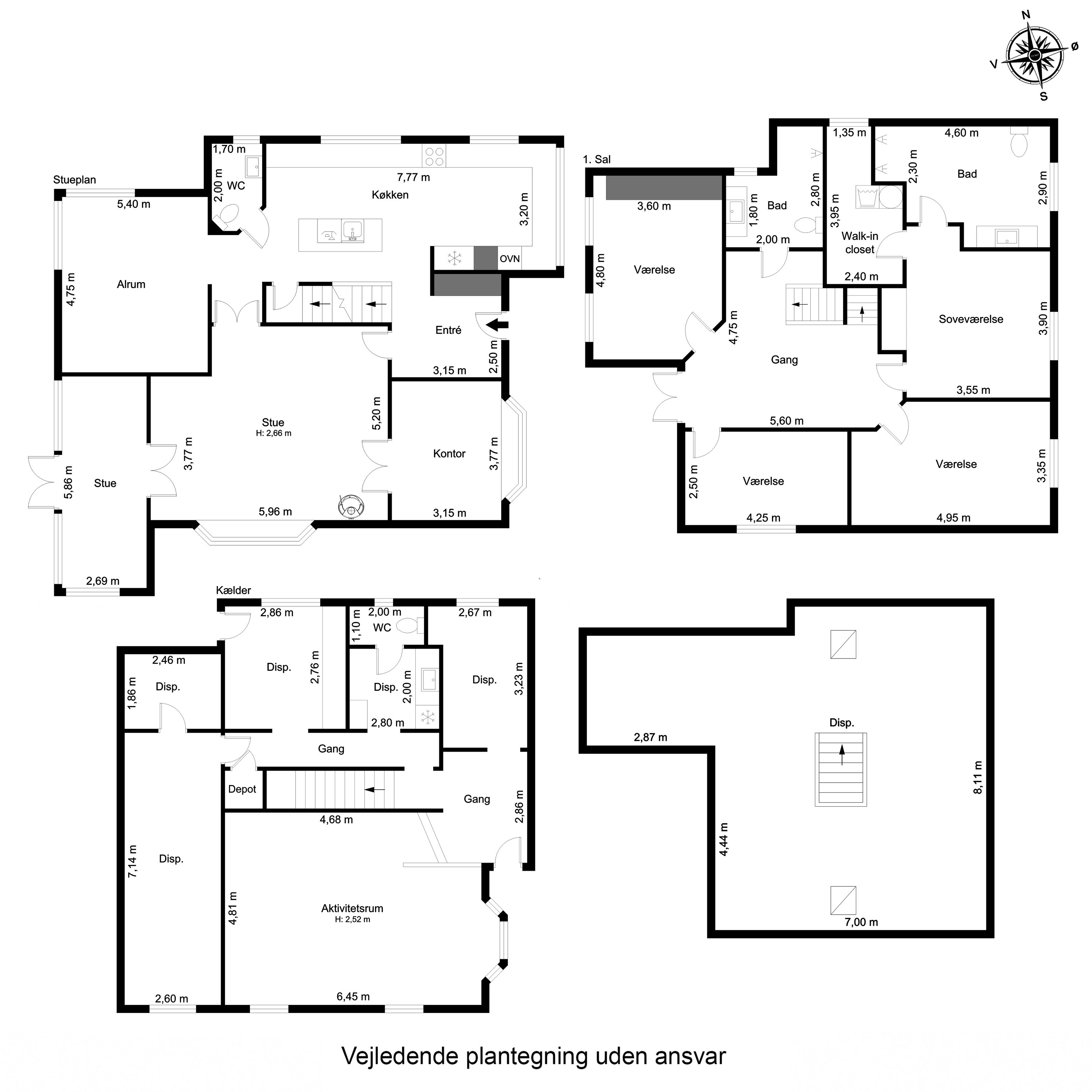 Plantegninger billede af Jernbanegade 23, 7200 Grindsted