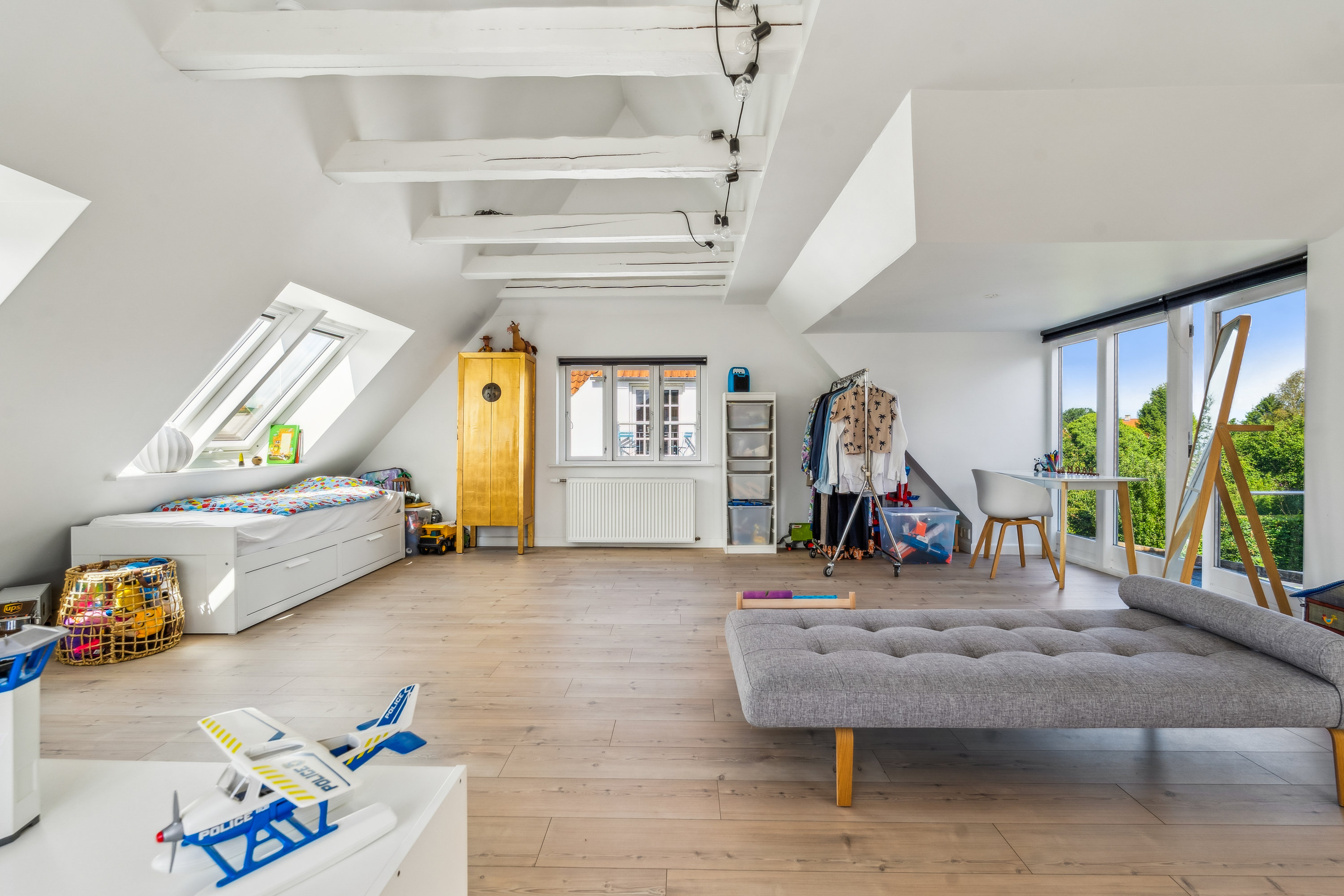 Fremhævet stue billede i fuldskærmstilstand. Billede af Darlingsvej 7, Bækkelund, 8700 Horsens