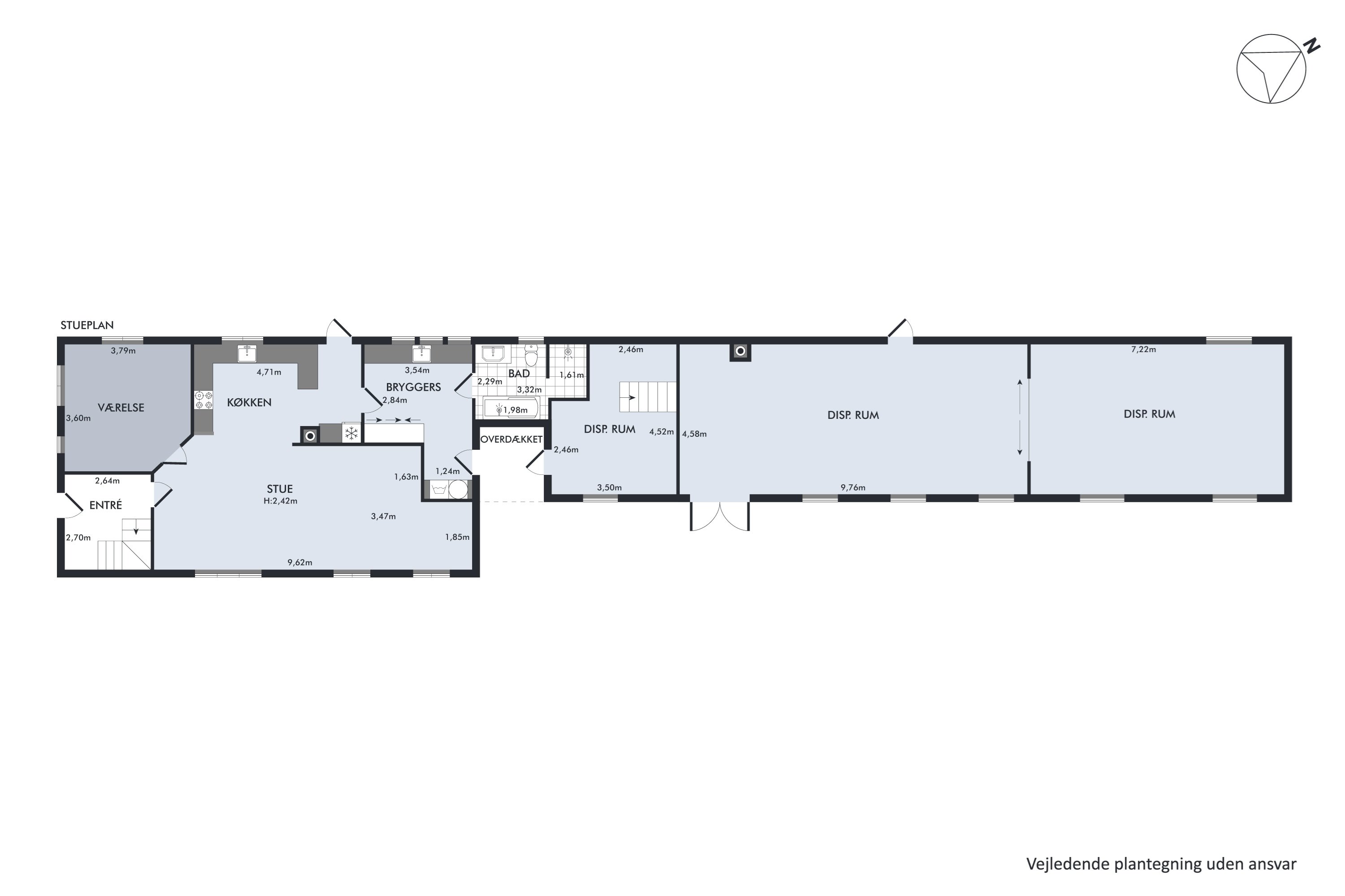 Plantegninger billede af Darlingsvej 7, Bækkelund, 8700 Horsens