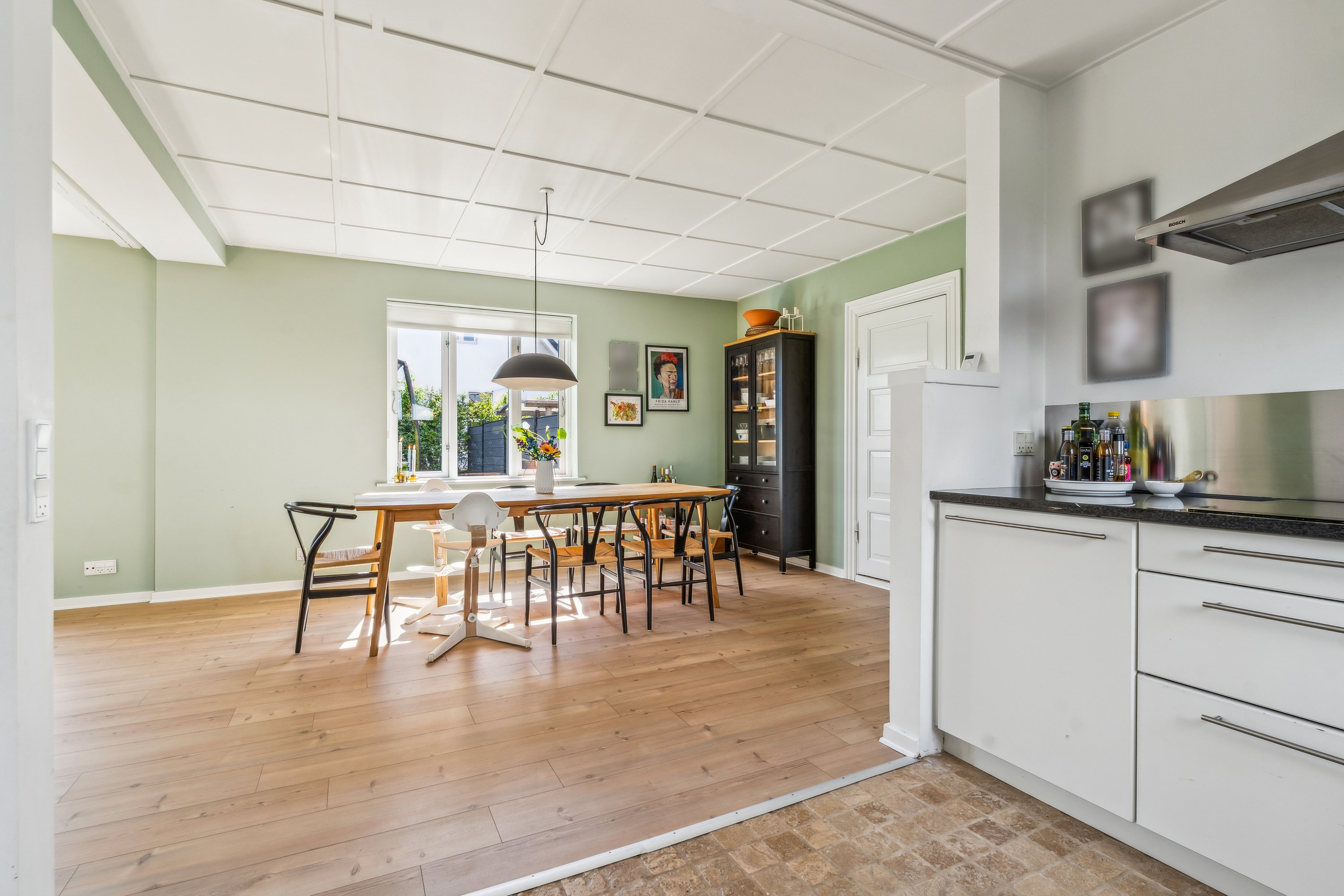 Fremhævet køkken billede i fuldskærmstilstand. Billede af Darlingsvej 7, Bækkelund, 8700 Horsens