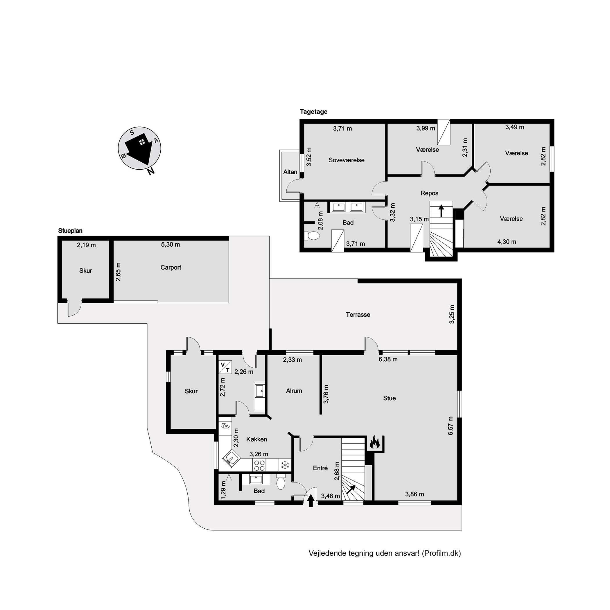 Plantegninger billede af Søskendevej 5, Erritsø, 7000 Fredericia