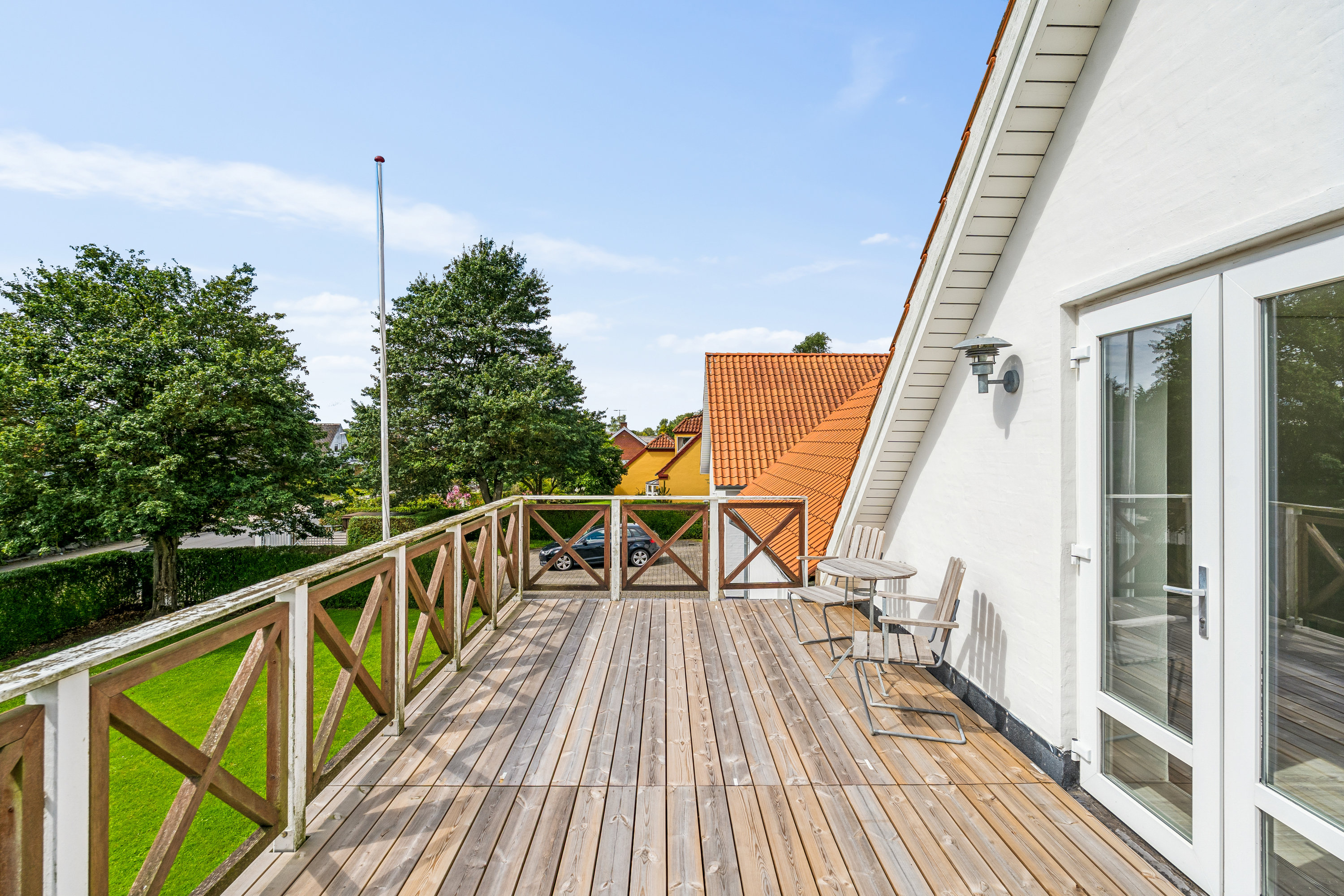 Fremhævet tagterrasse billede i fuldskærmstilstand. Billede af Møllevej 21, 8783 Hornsyld