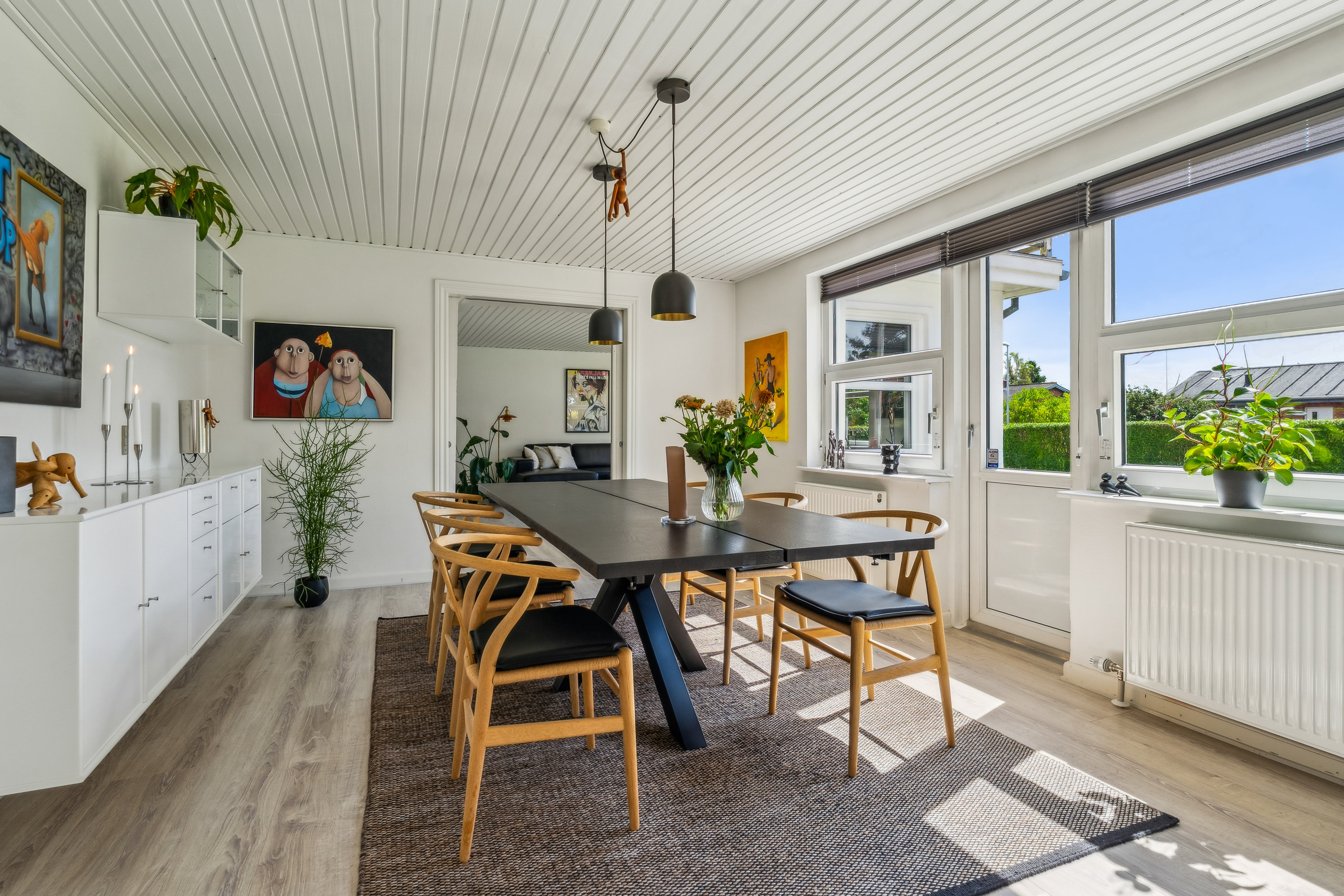 Fremhævet stue billede i fuldskærmstilstand. Billede af Møllevej 21, 8783 Hornsyld