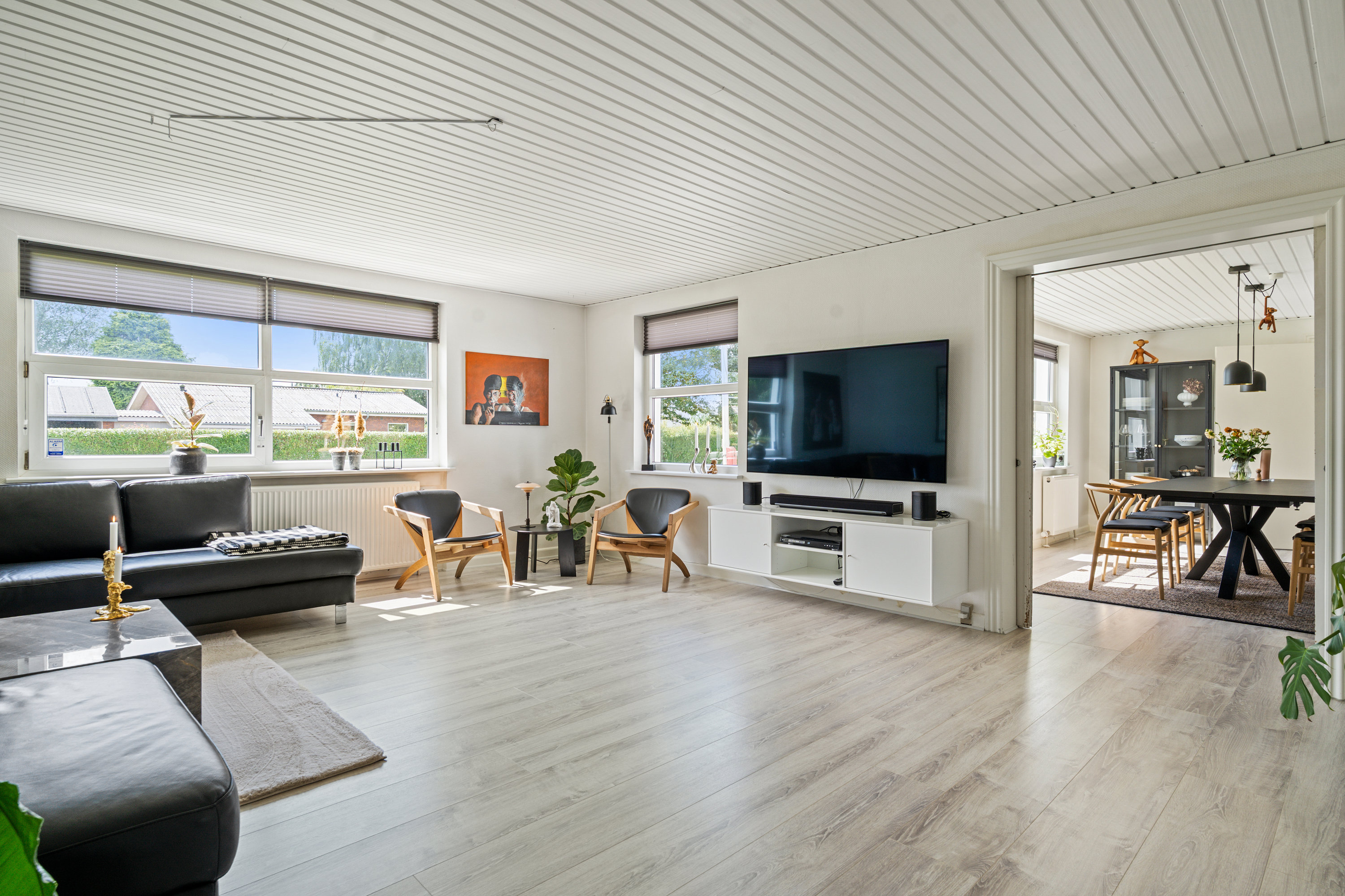 Fremhævet stue billede i fuldskærmstilstand. Billede af Møllevej 21, 8783 Hornsyld