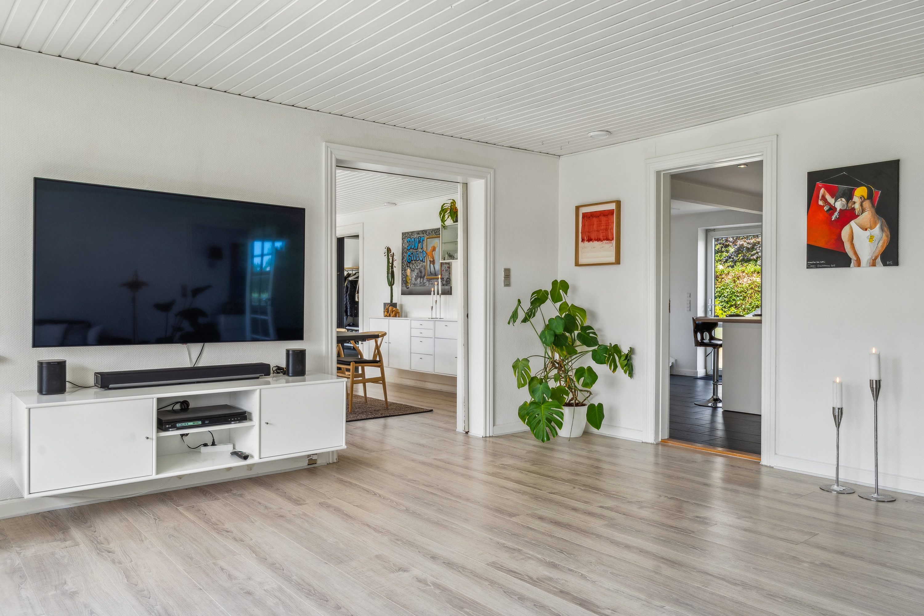 Fremhævet stue billede i fuldskærmstilstand. Billede af Møllevej 21, 8783 Hornsyld