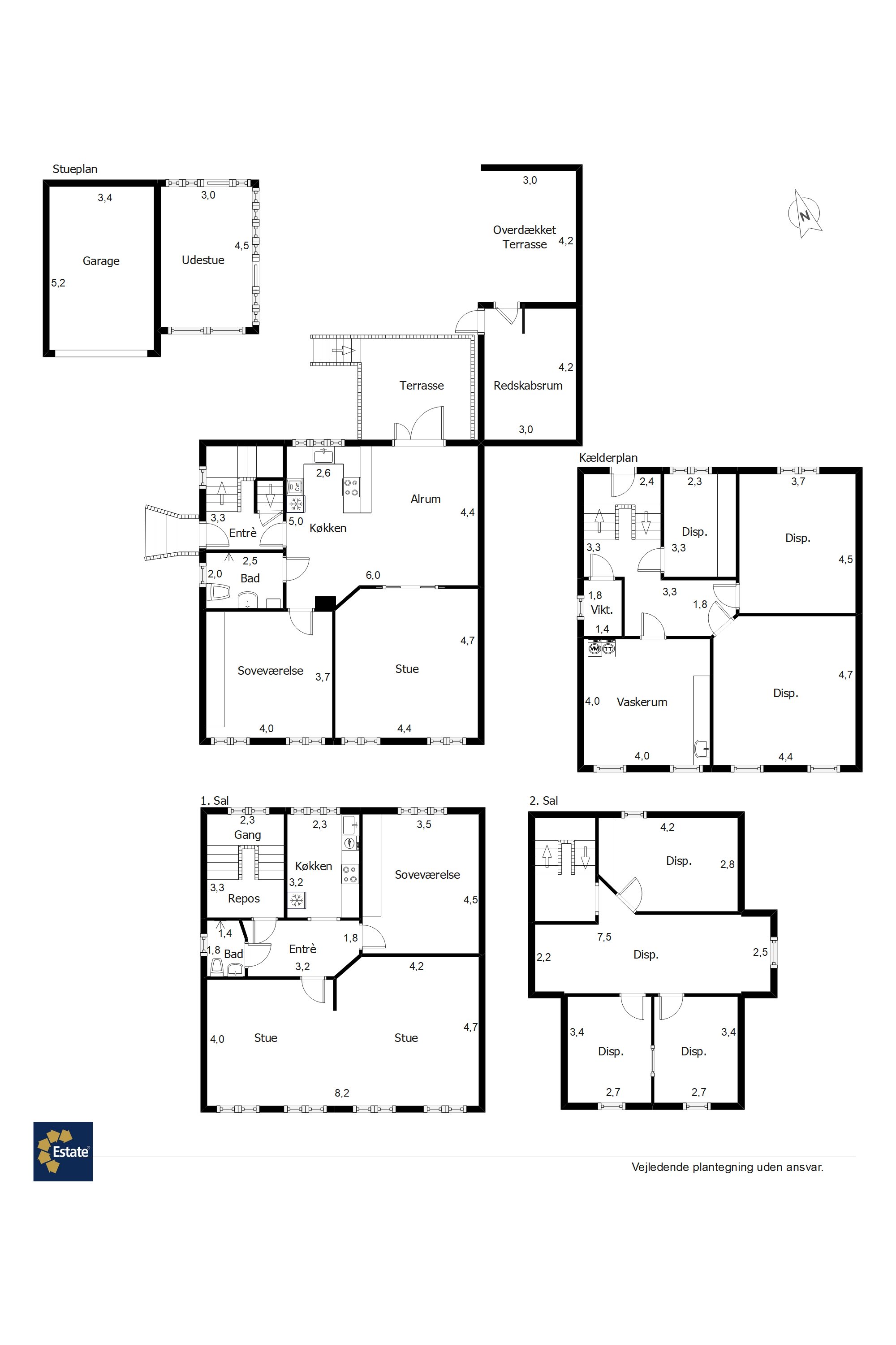 Plantegninger billede af Frodesgade 135, 6700 Esbjerg
