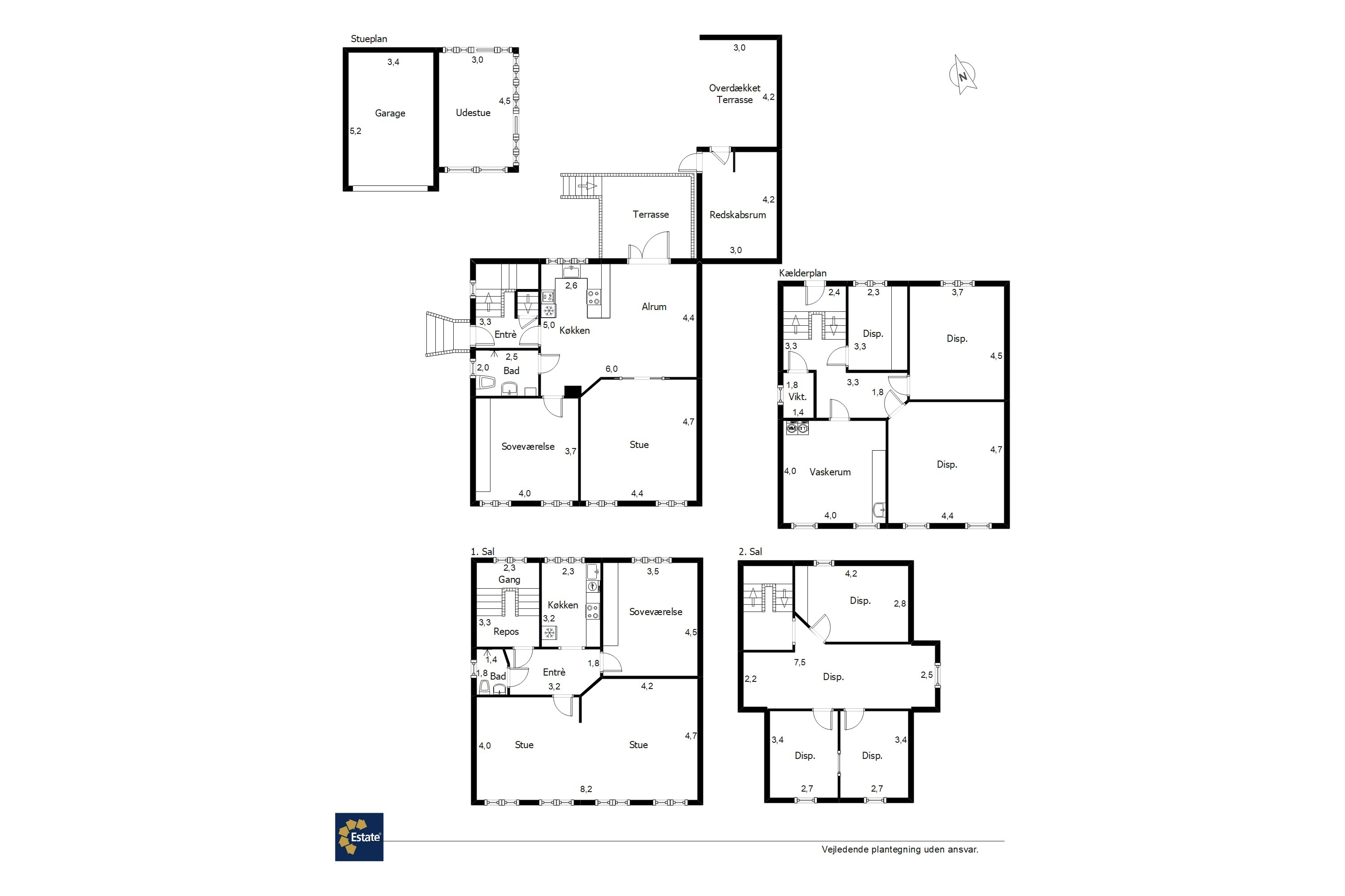 Plantegninger billede af Frodesgade 135, 6700 Esbjerg